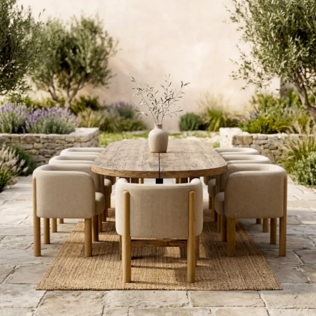 Ahşap Bahçe Masa Takımı