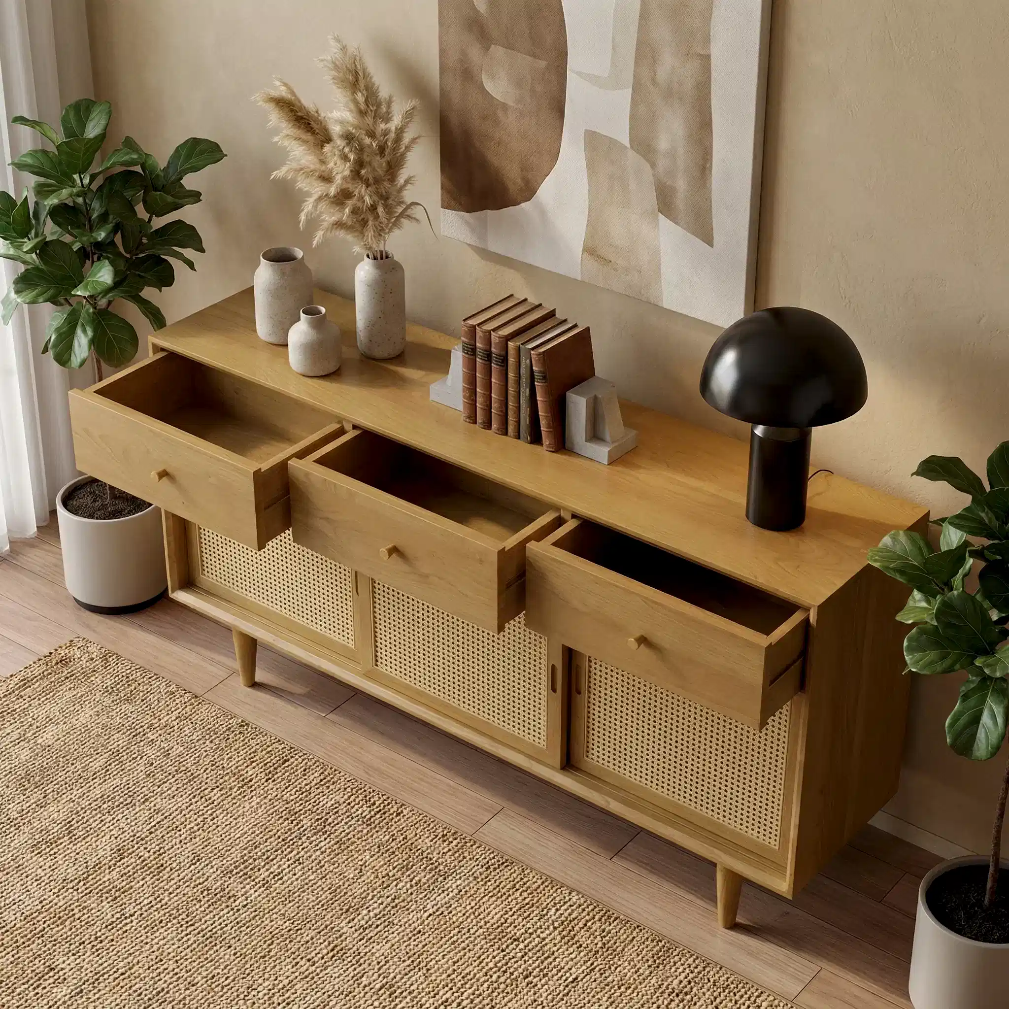 Ahşap Oturma Odası