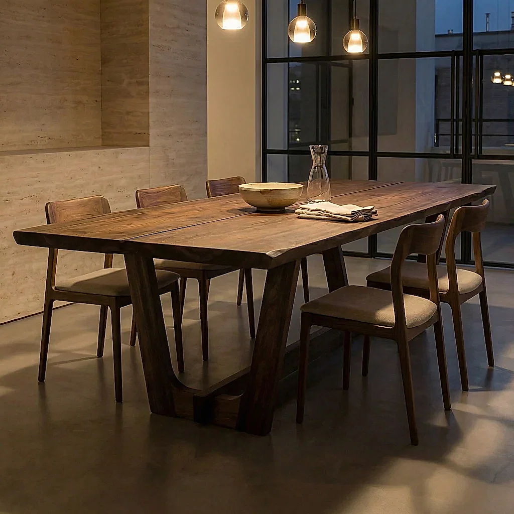 Ahşap Yemek Masası
