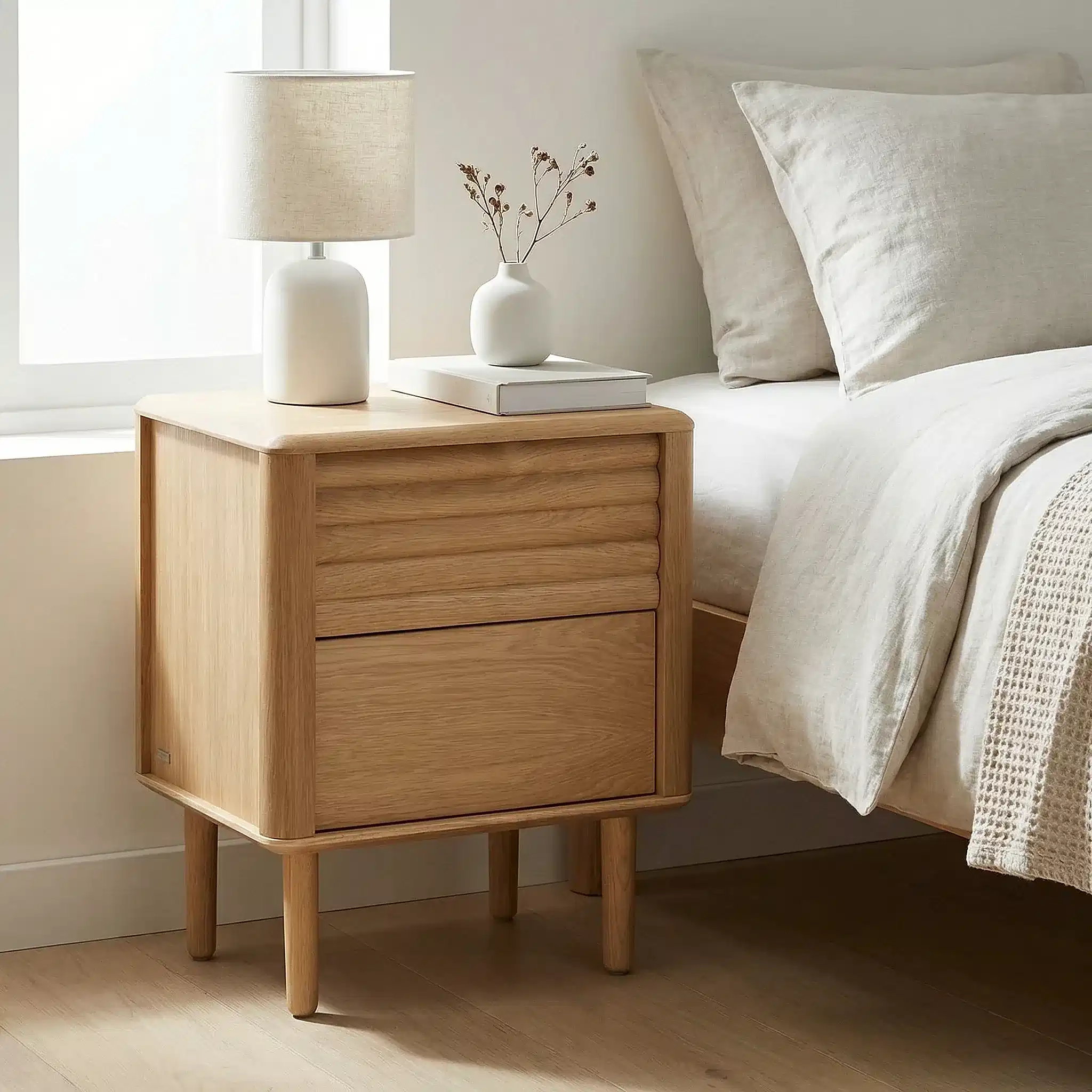 Manilva Ahşap Komodin