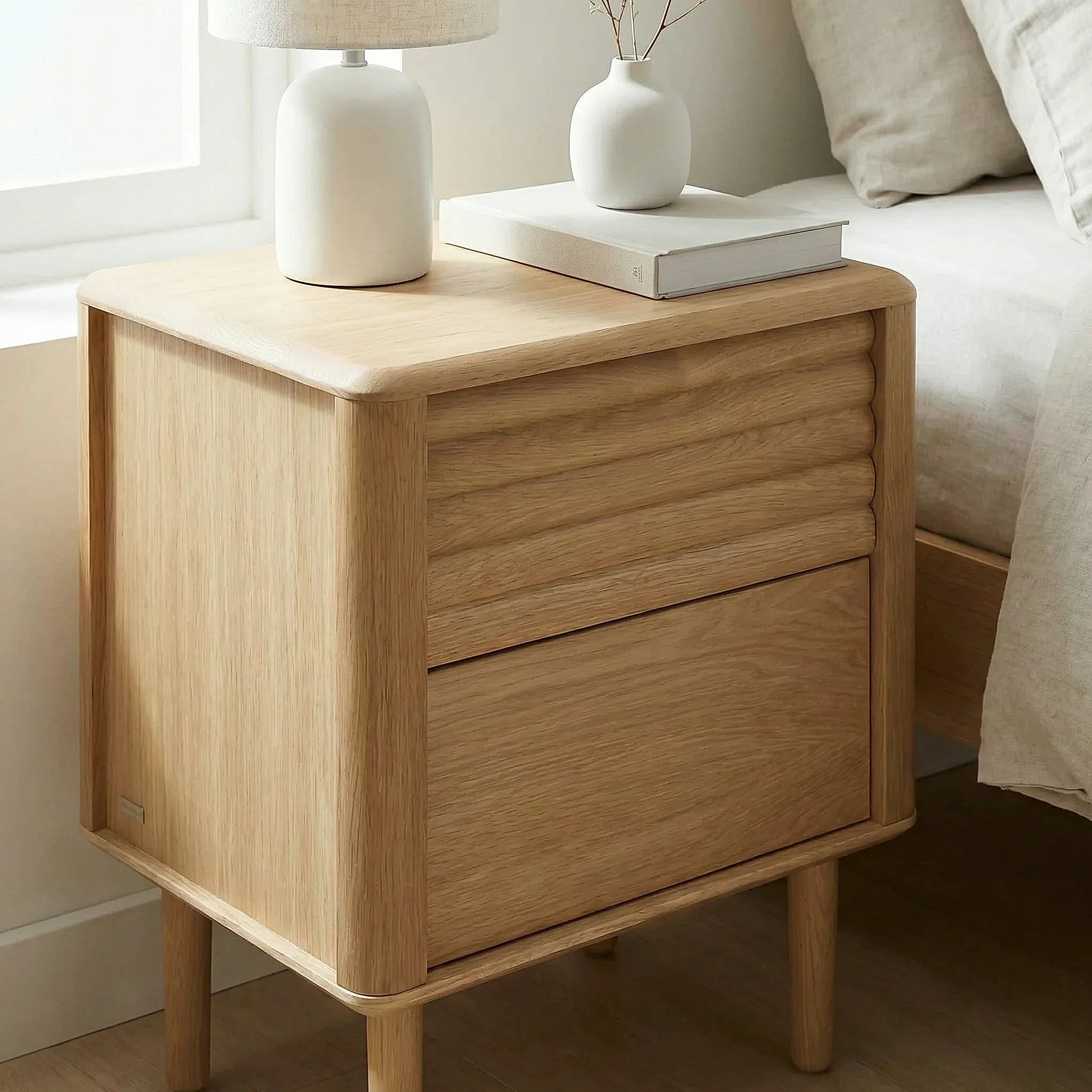 Manilva Ahşap Komodin