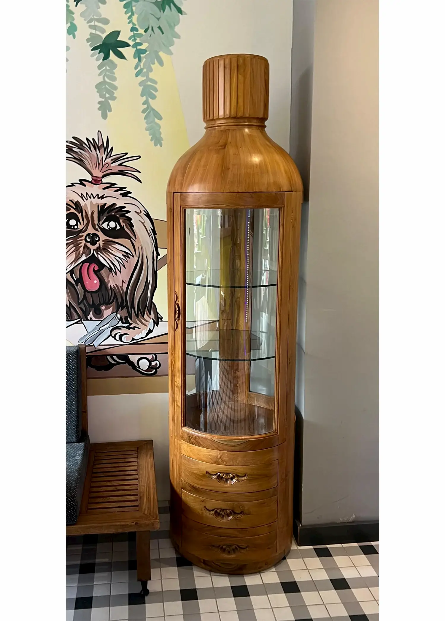 Teak Şaraplık & Büfe