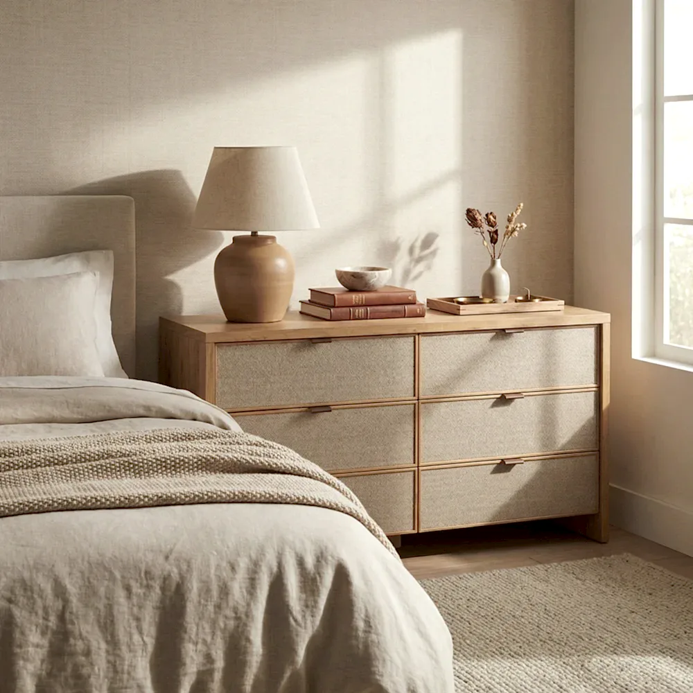 Ambience Hazeranlı Ahşap Şifonyer