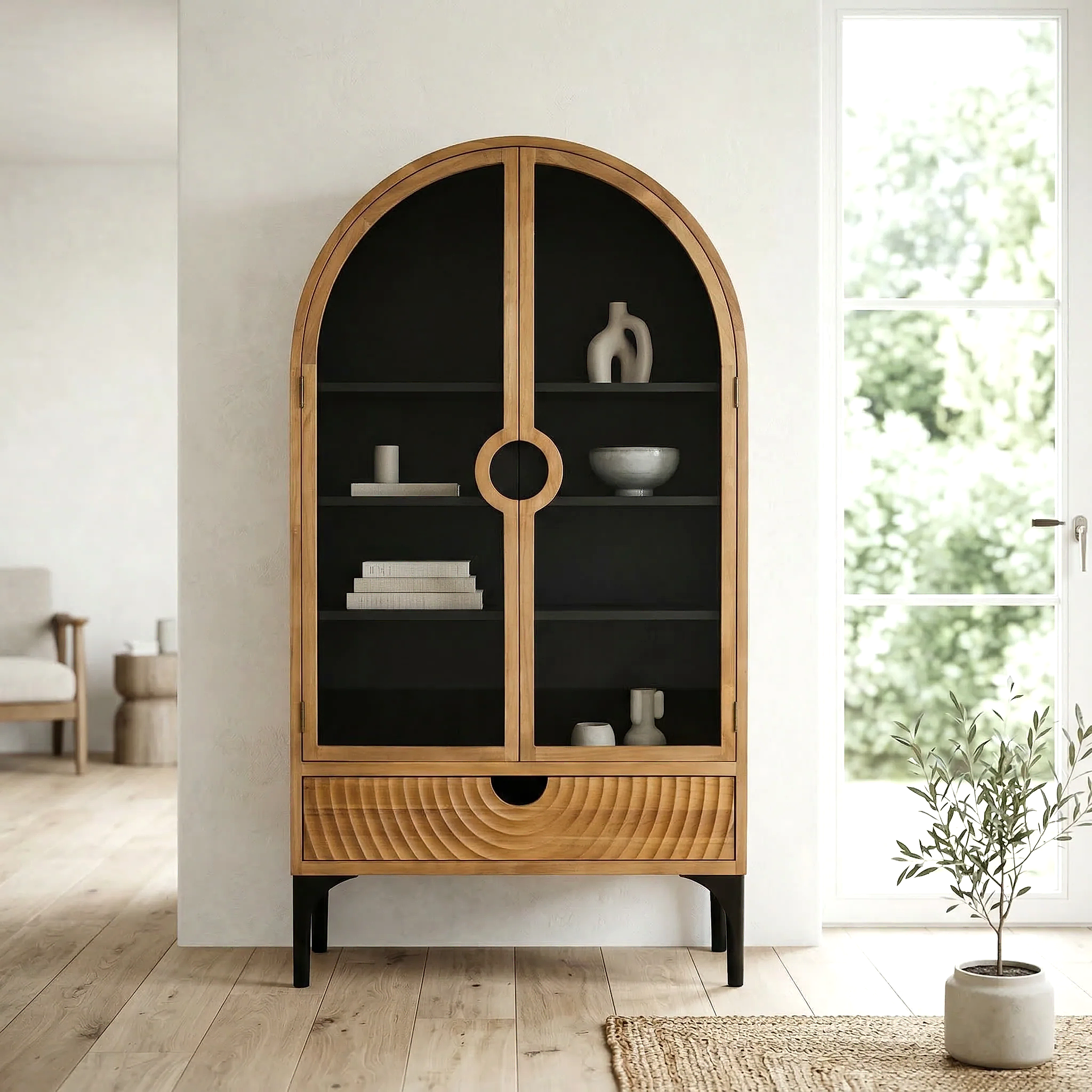 Amour Ahşap Büfe & Vitrin