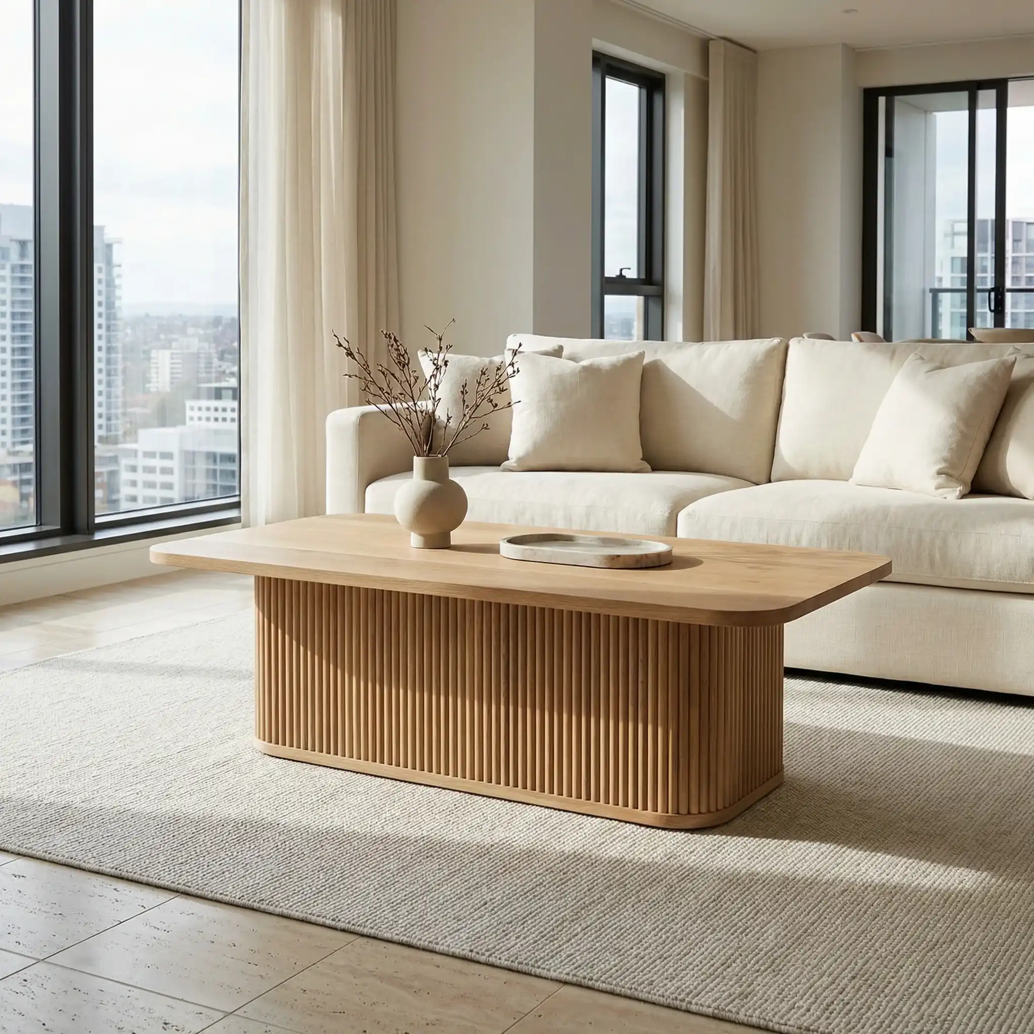 Athens Ahşap Orta Sehpa