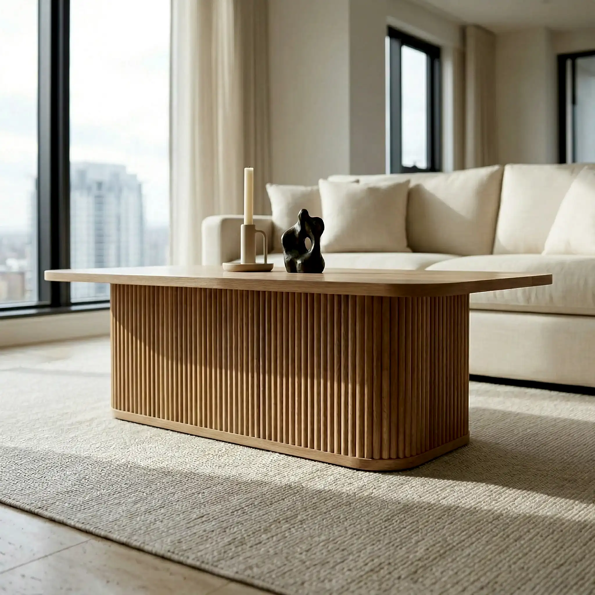 Athens Ahşap Orta Sehpa