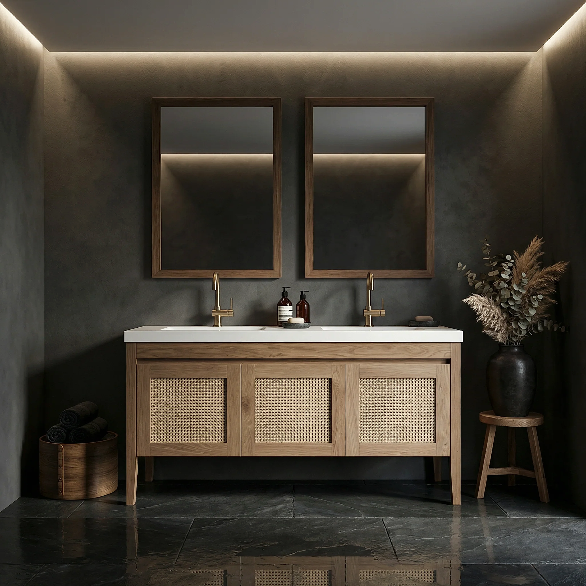 Banheiro Hazeran Bathroom Cabinet
