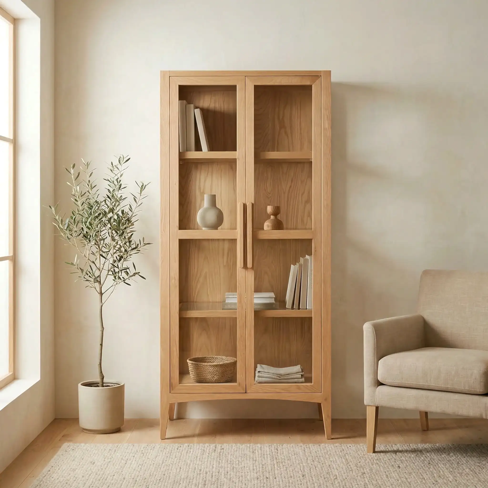 Benito Ahşap Büfe & Kitaplık