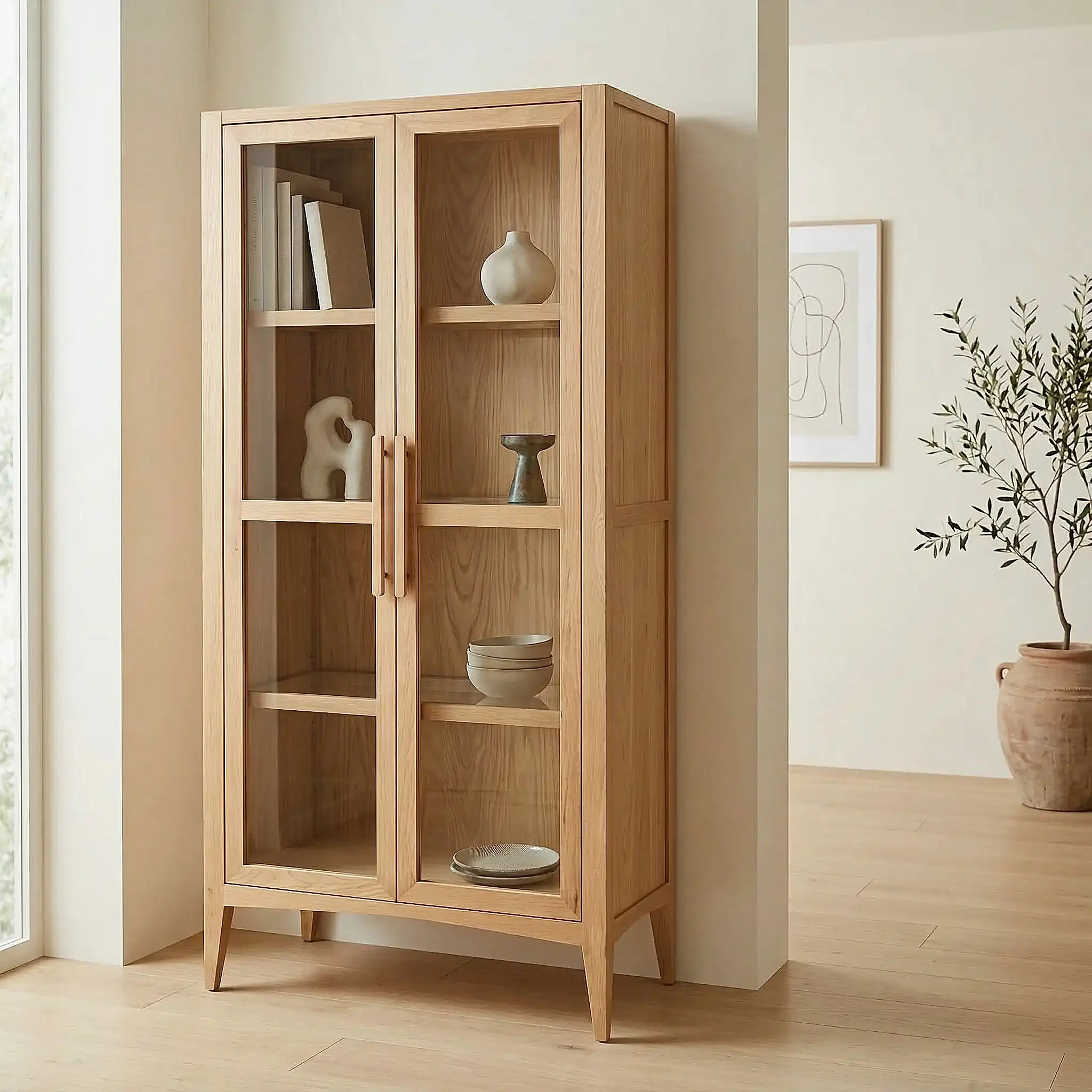 Benito Ahşap Büfe & Kitaplık