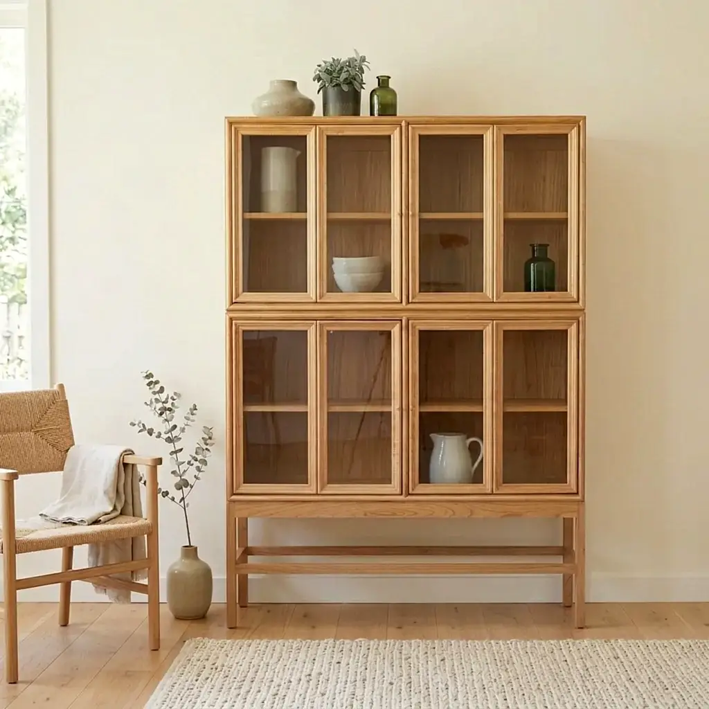 Brass Ahşap Büfe & Kitaplık