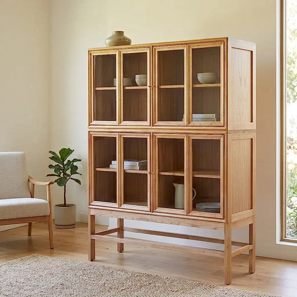 Brass Ahşap Büfe & Kitaplık