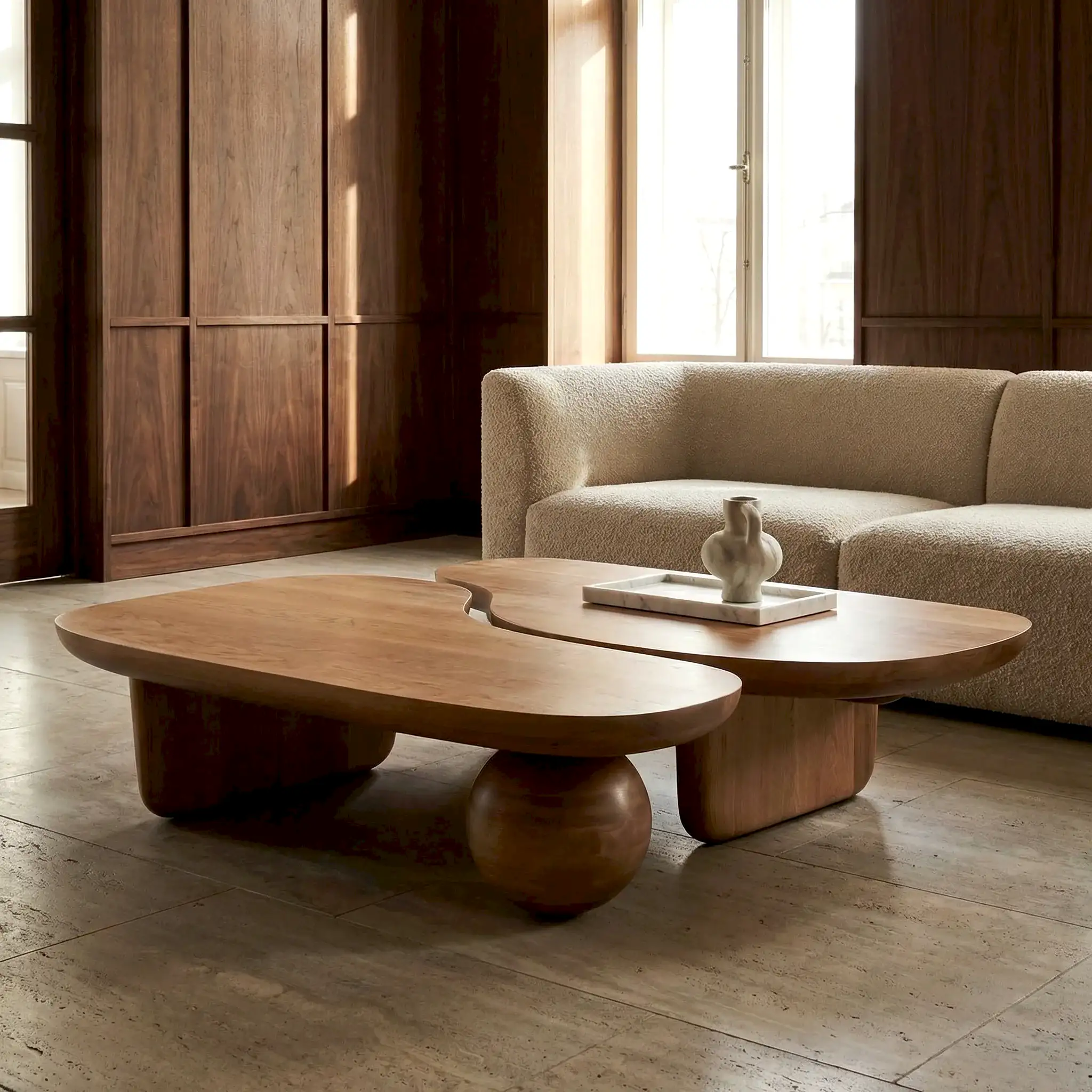 Cherry Ahşap Orta Sehpa