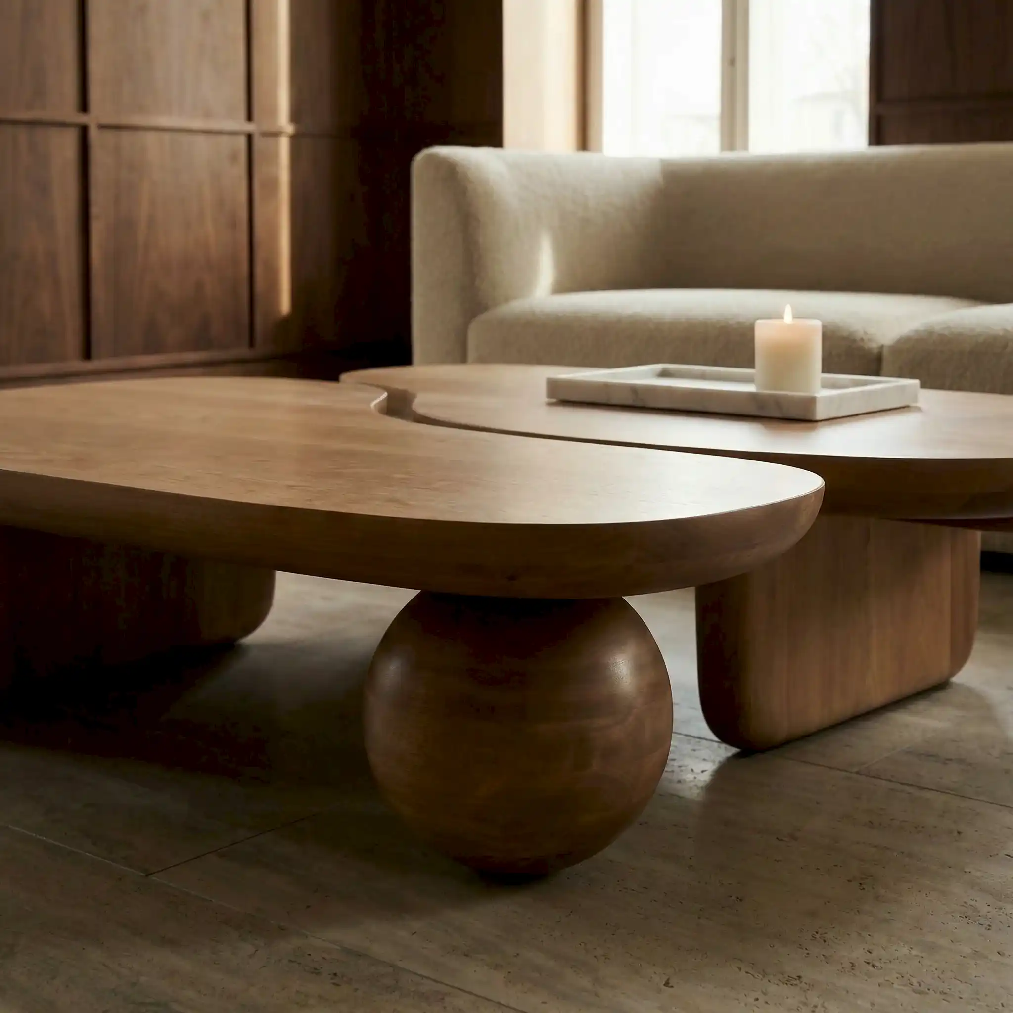 Cherry Ahşap Orta Sehpa