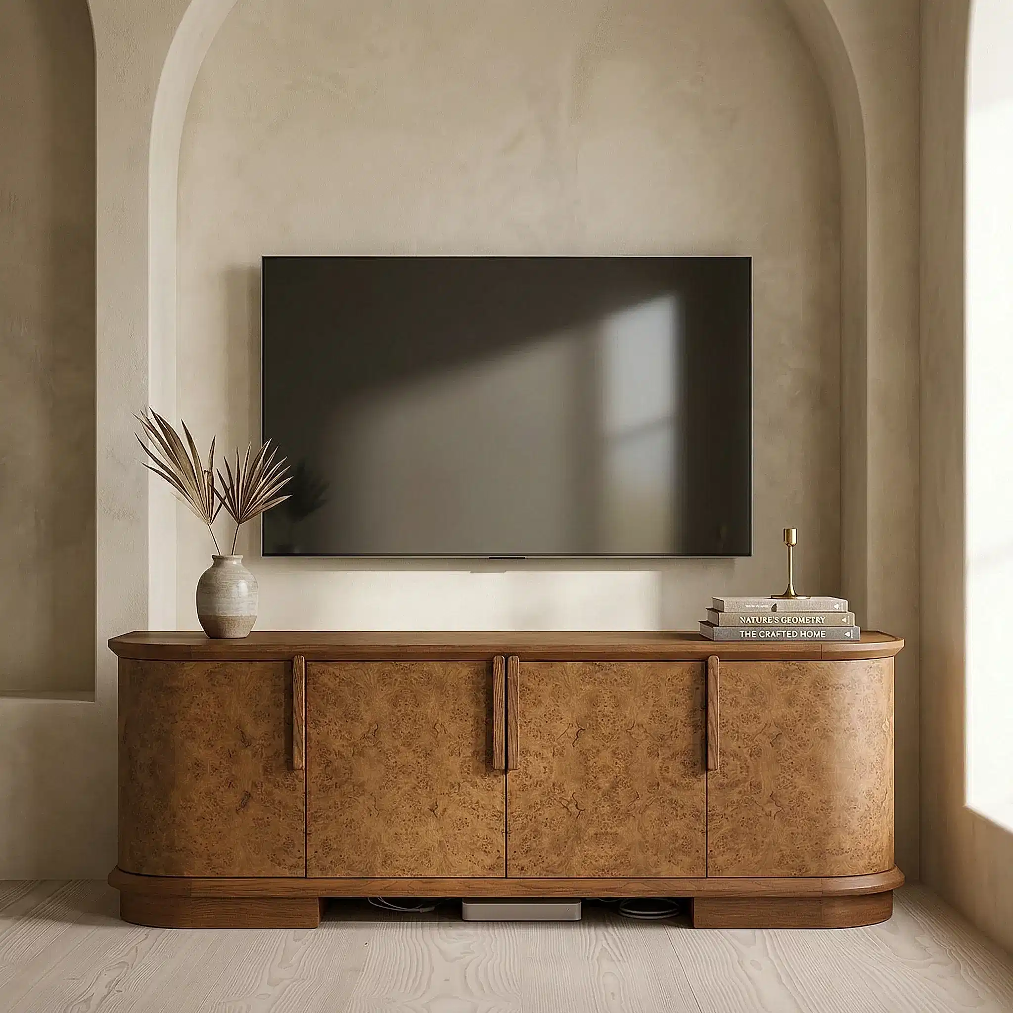 Coral Ahşap TV Ünitesi
