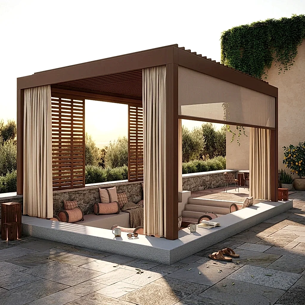 Curvio Ahşap Pergola