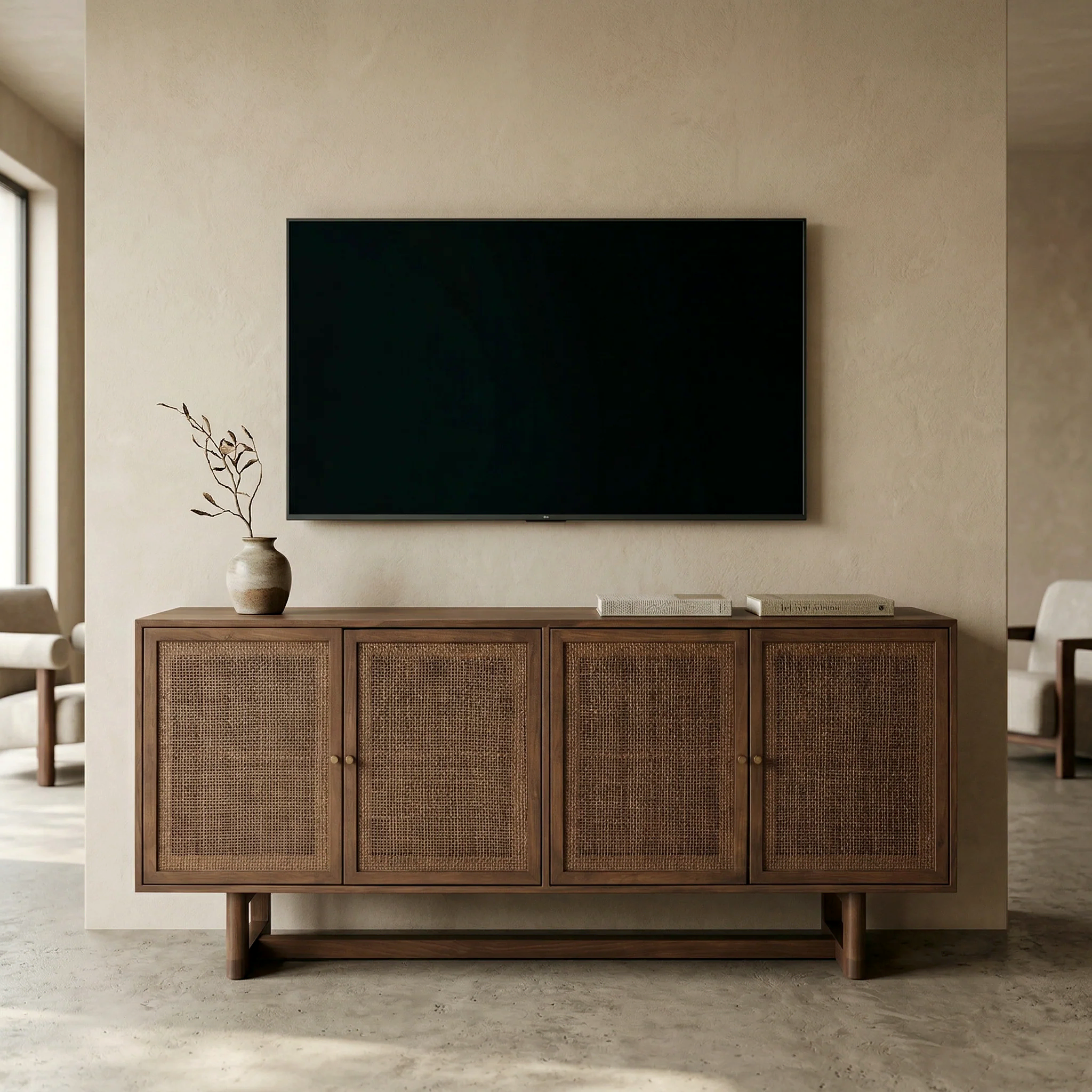 Eliana Ahşap TV Ünitesi