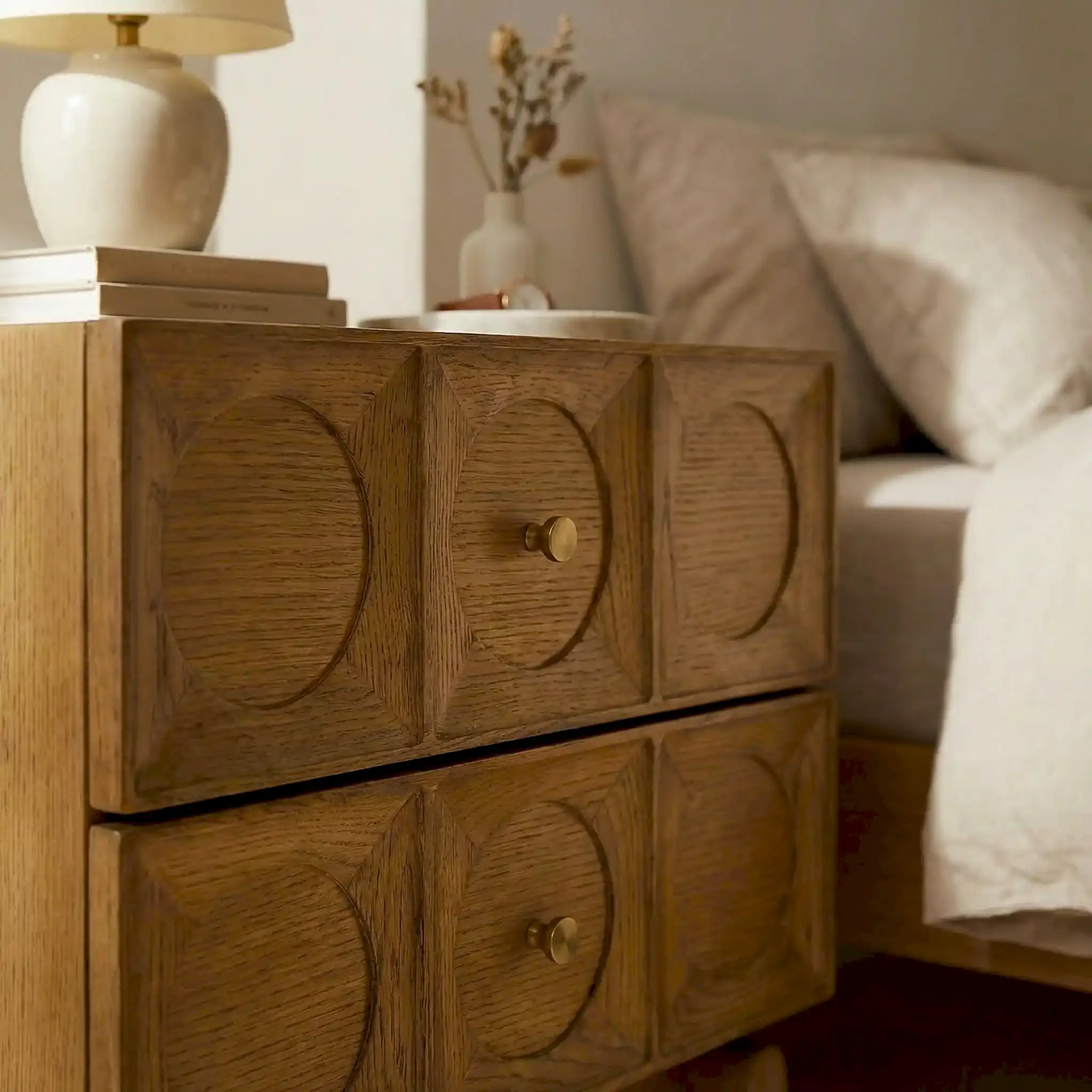 Elliot Ahşap Komodin