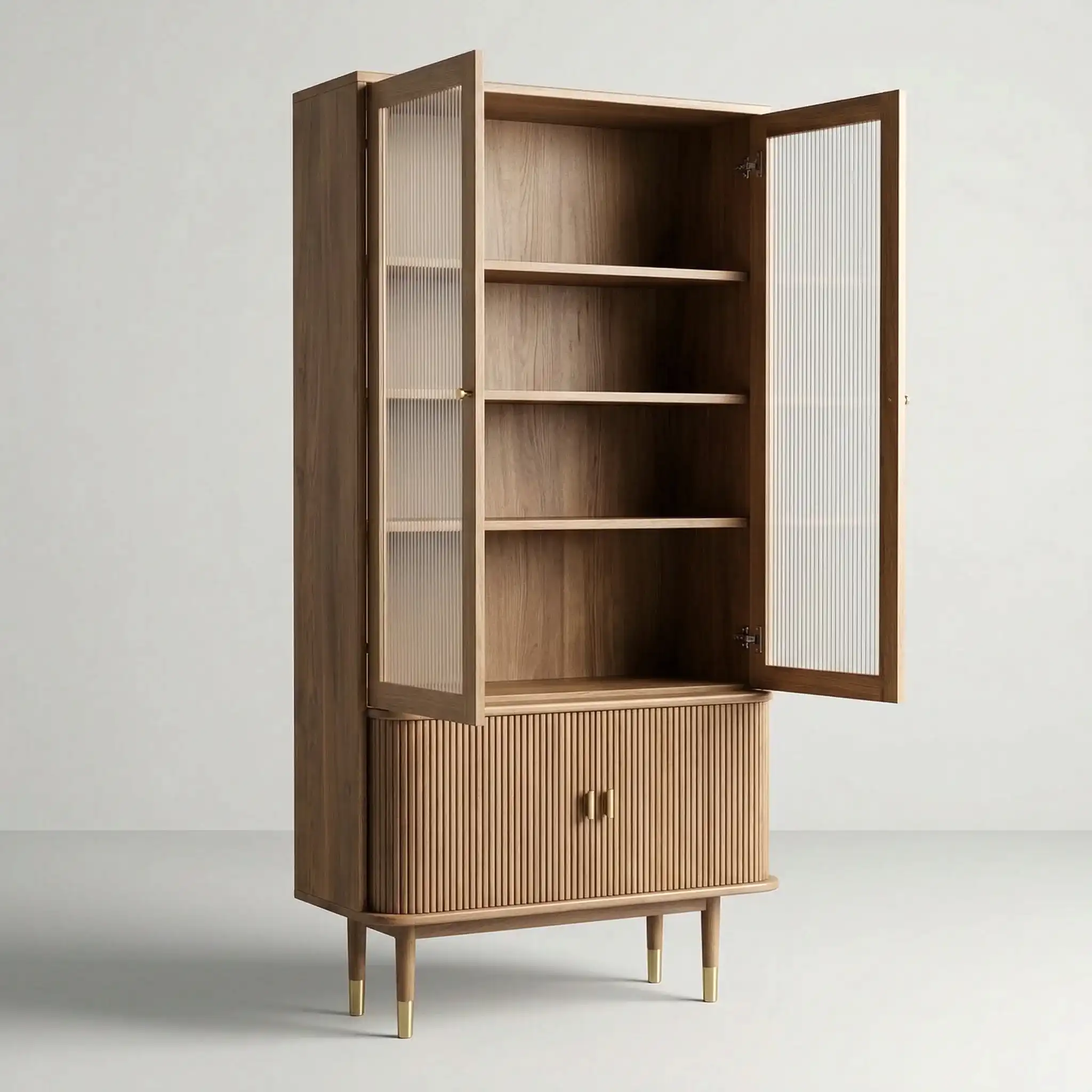 Emilyn Ahşap Vitrin