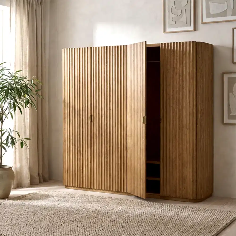 Fuzzy Ahşap Gardırop