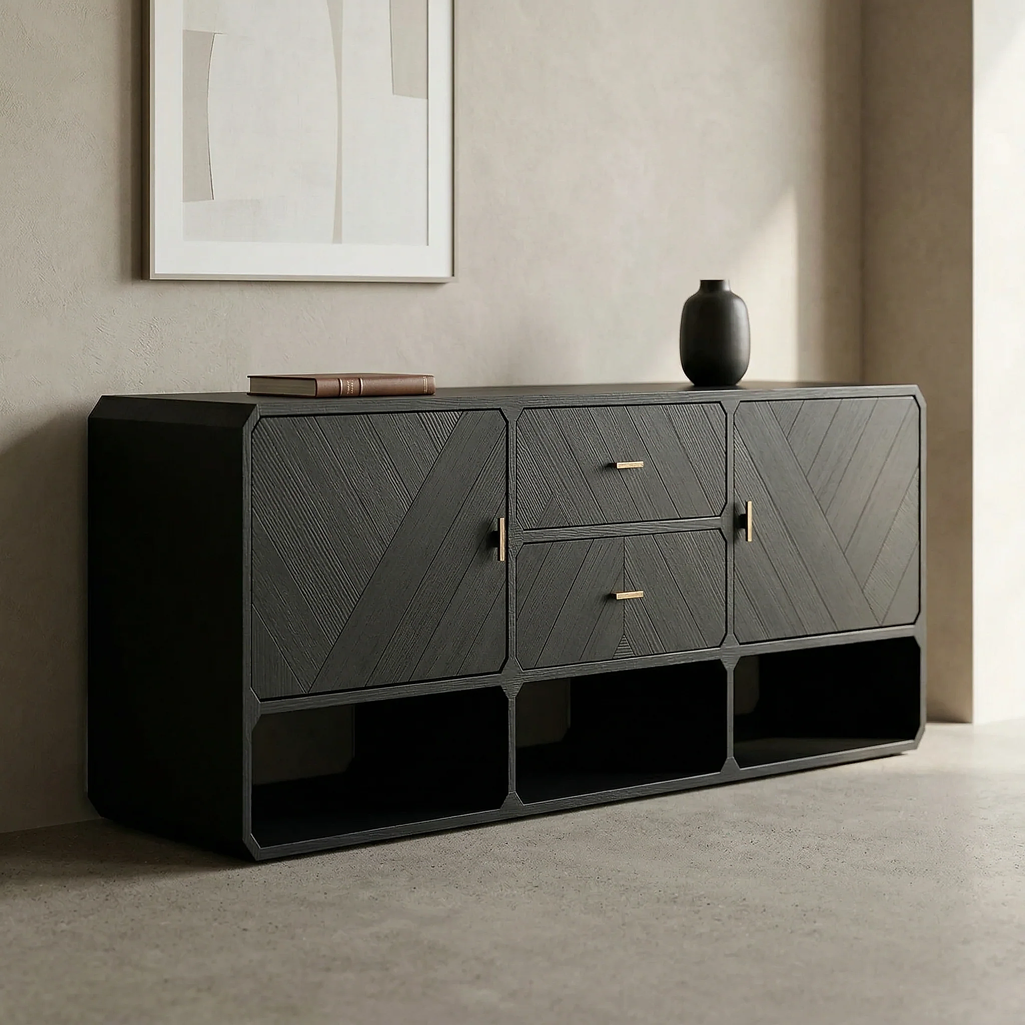 Gabriella Ahşap TV Ünitesi