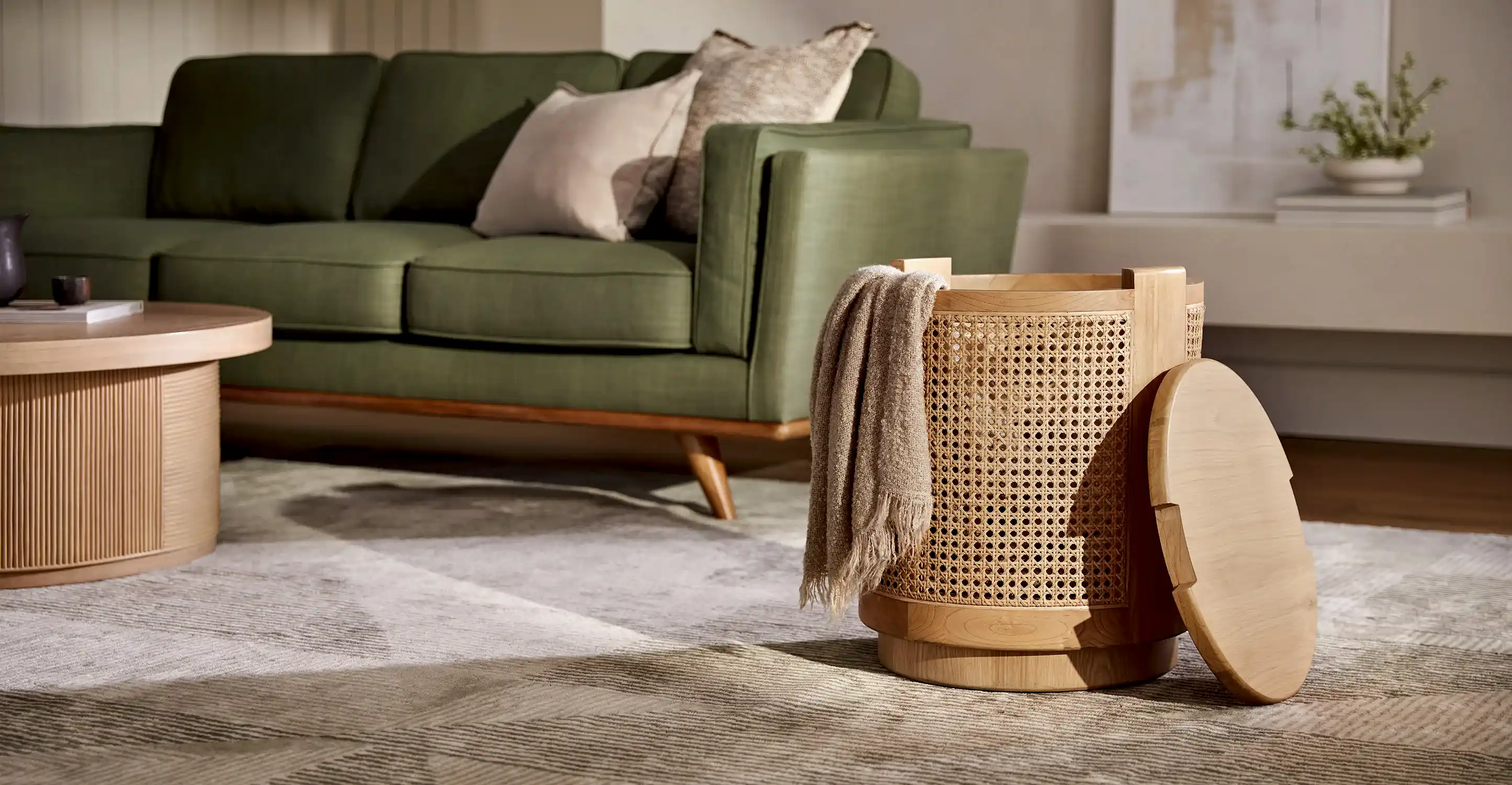 Venola Hazeranlı Ahşap Sehpa