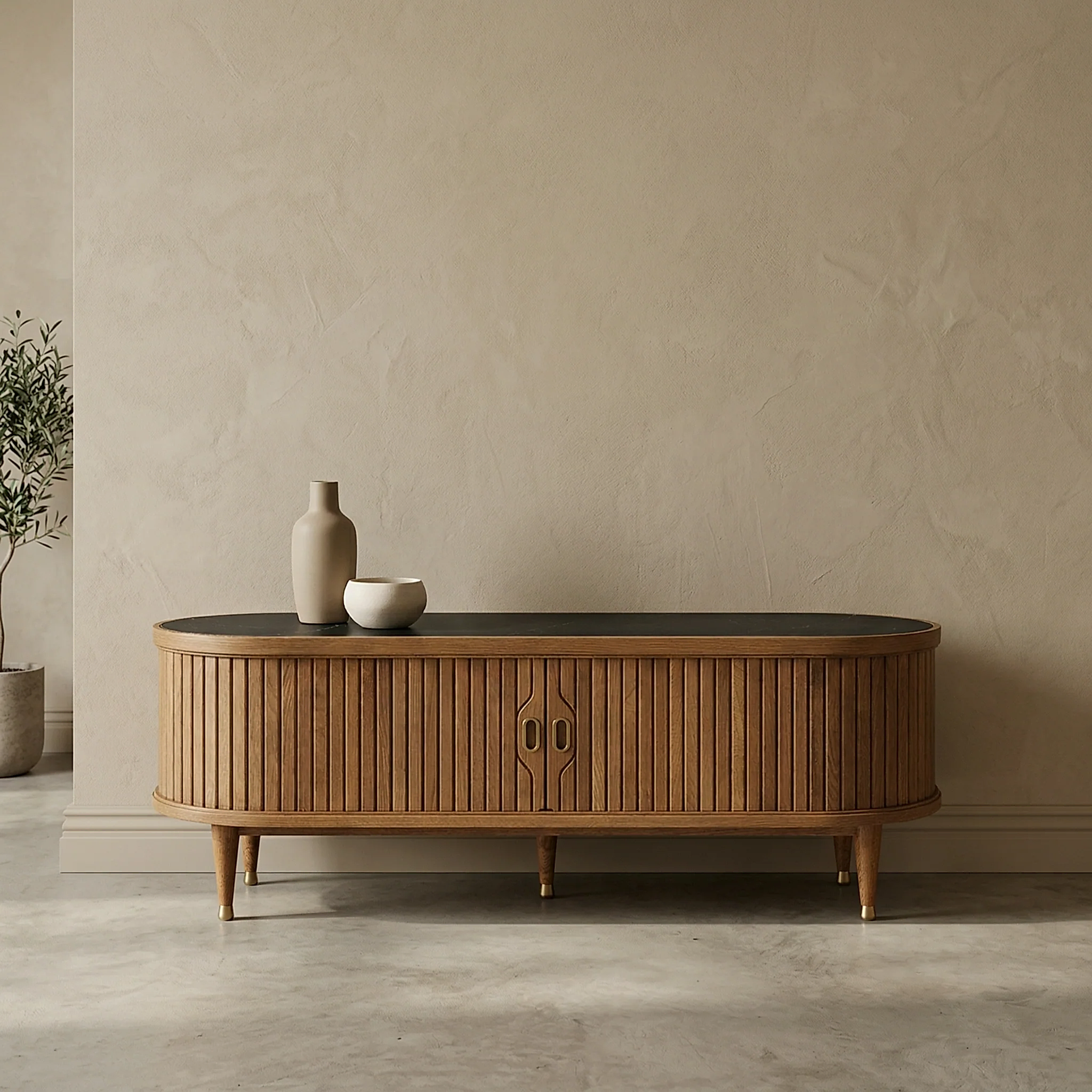 Lawrence Ahşap TV Ünitesi