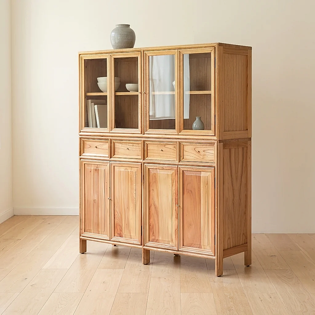 Lustrou Ahşap Büfe & Kitaplık