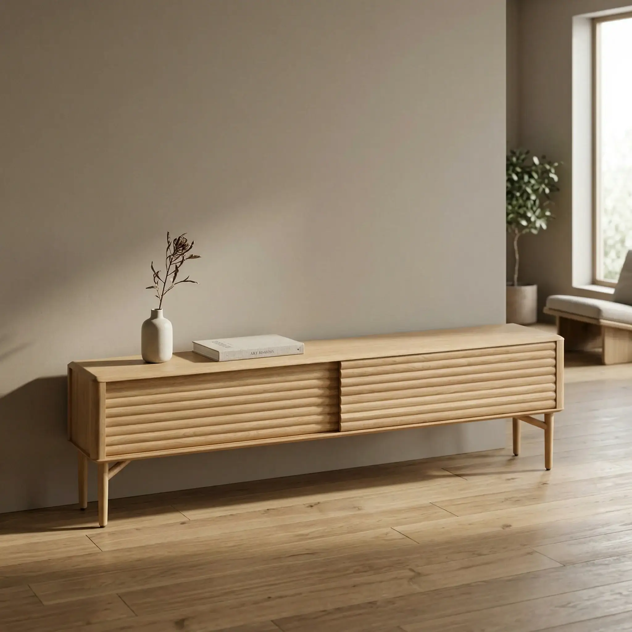 Manilva Ahşap TV Ünitesi