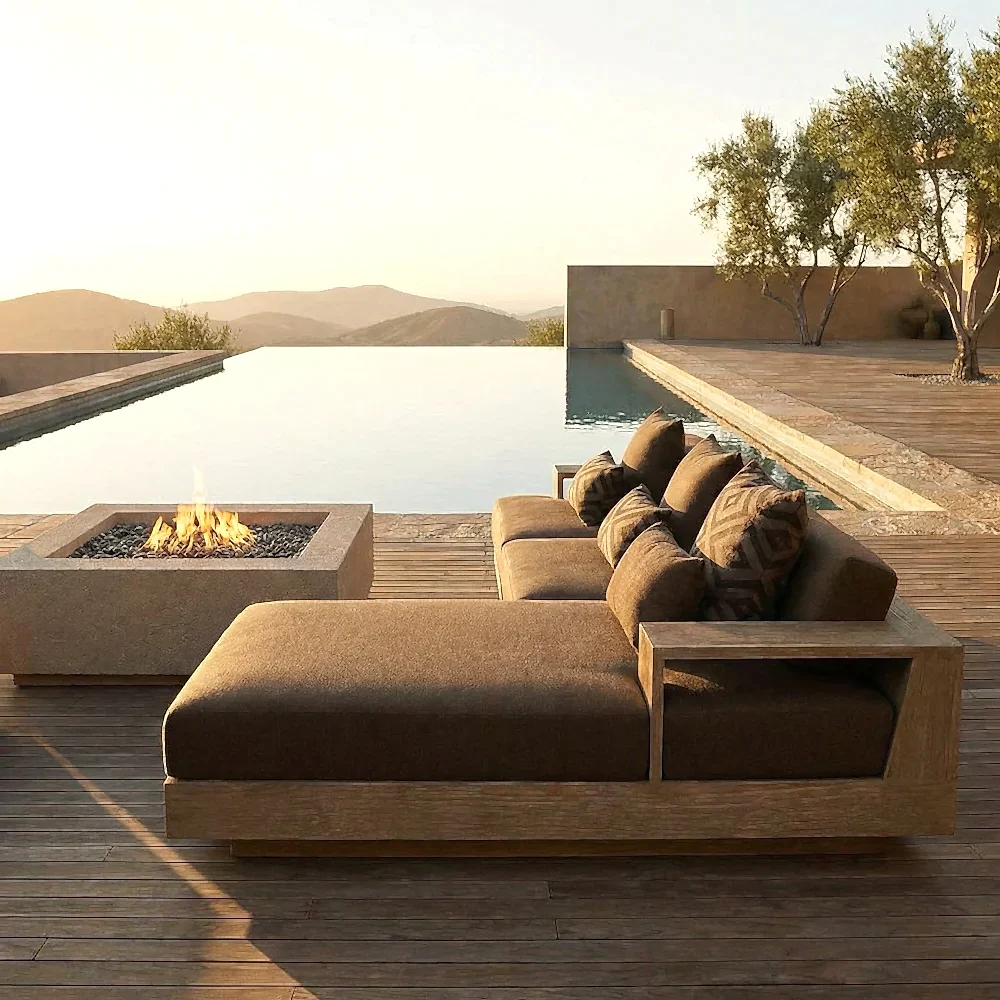 Nicole Köşe Bahçe Oturma Grubu