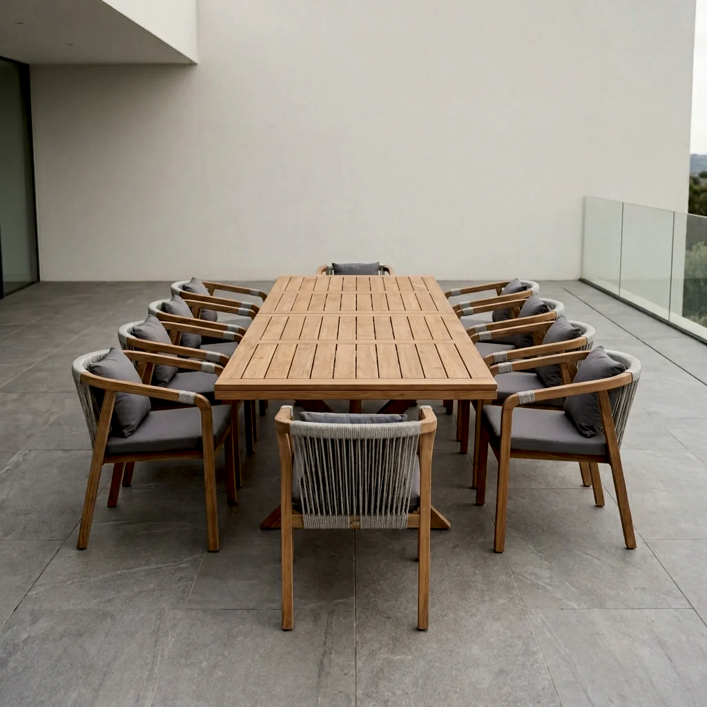 Nomad Masif Bahçe Masa Takımı