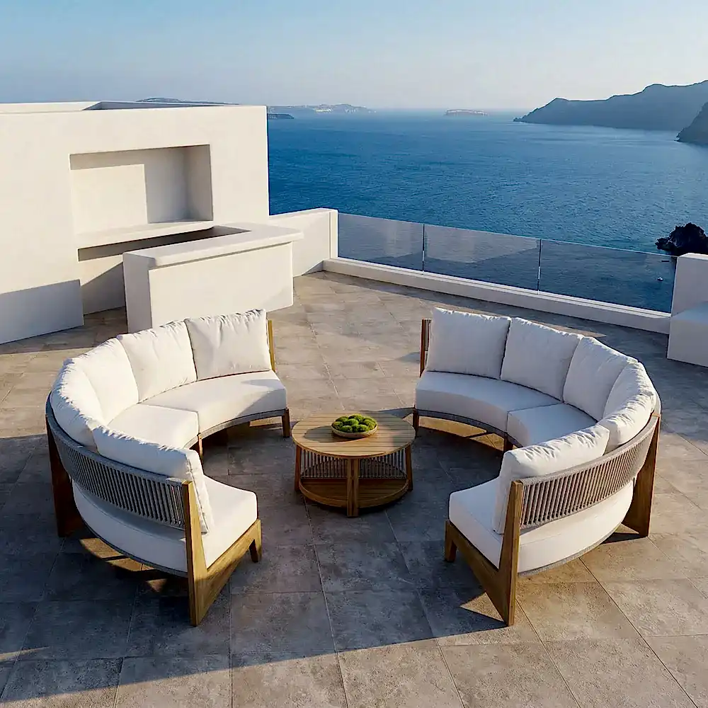 Opio Ahşap Bahçe Oturma Grubu