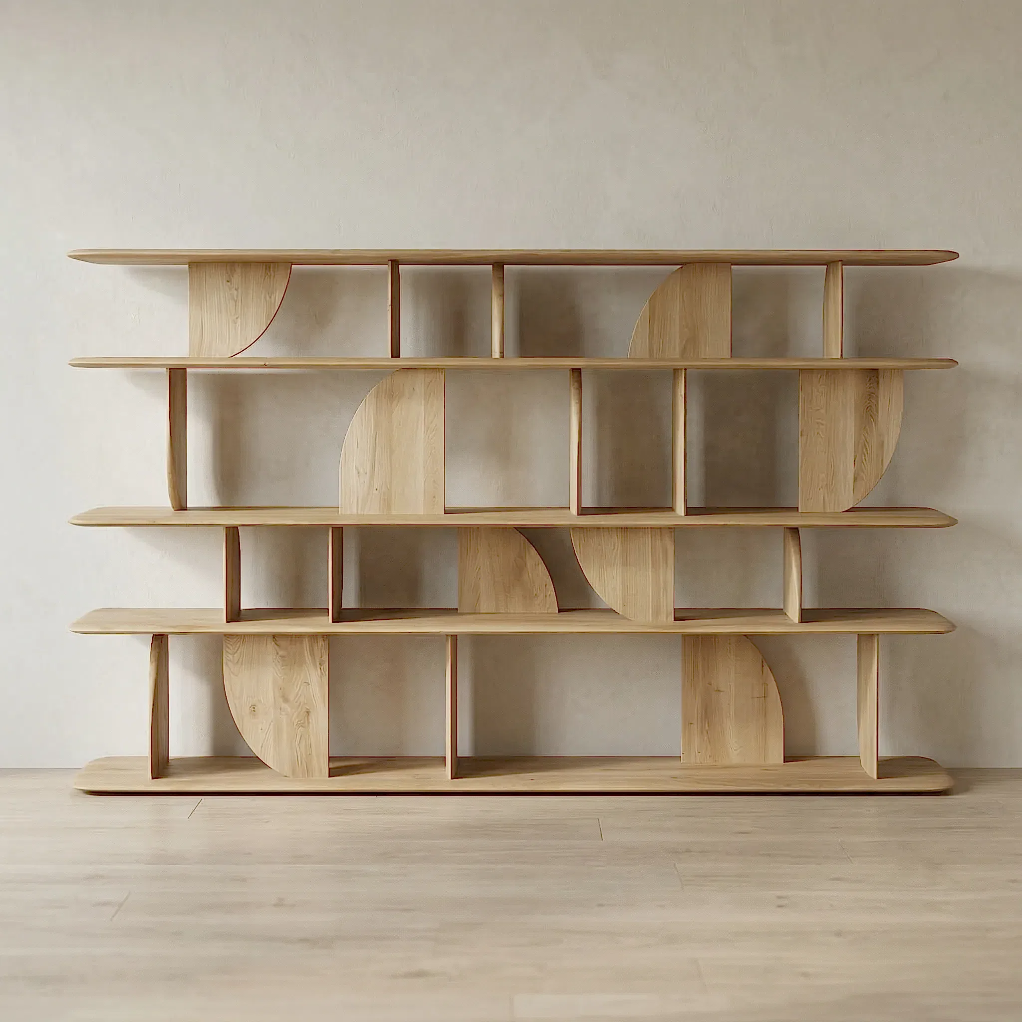 Oscar Ahşap Kitaplık