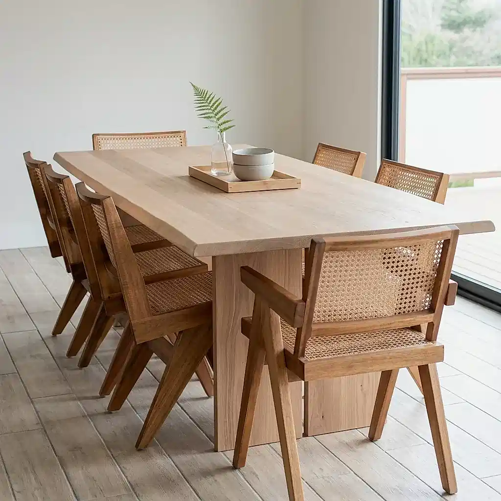 Ossiu Ahşap Masa & Sandalye Takımı