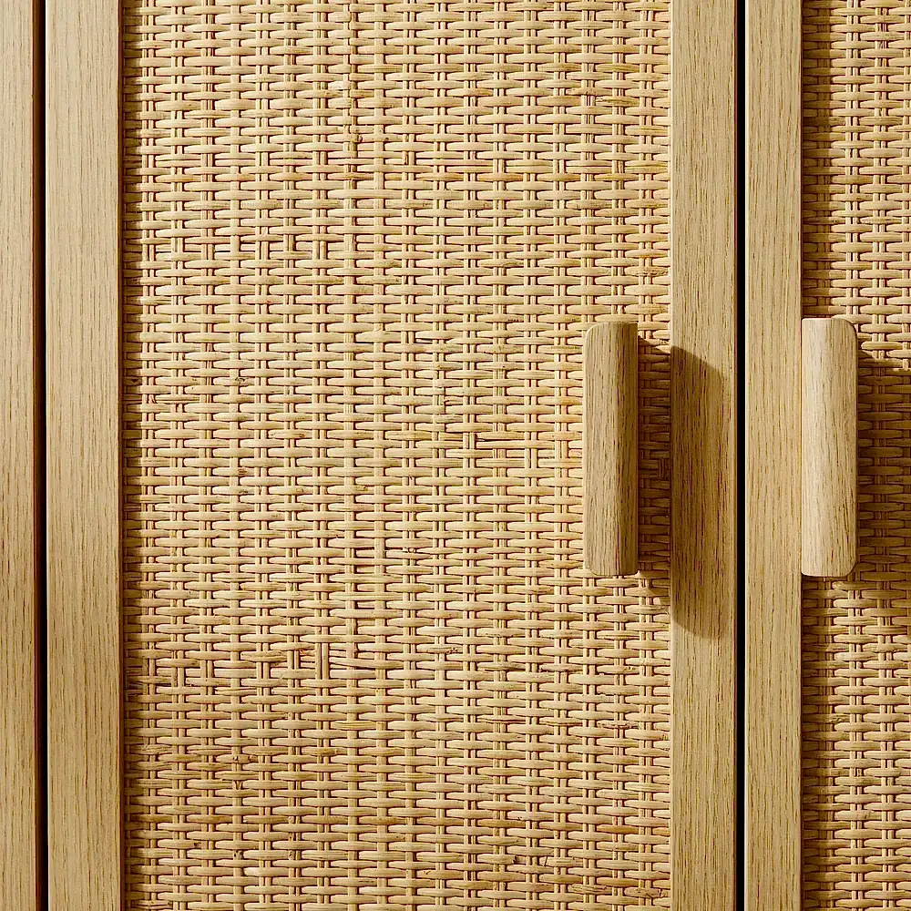 Pin Hazeranlı Ahşap Gardırop