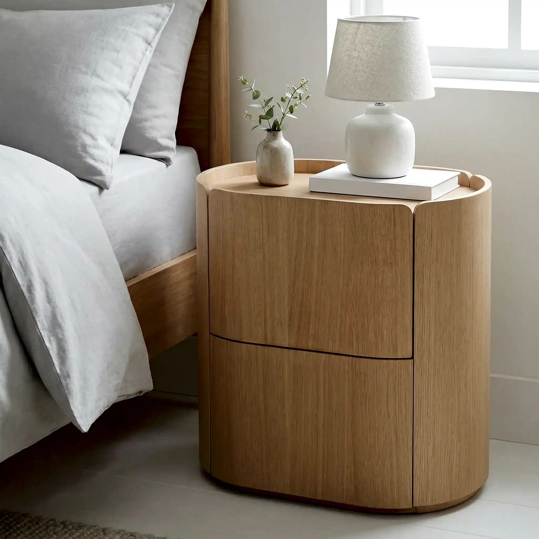 Prism Ahşap Komodin