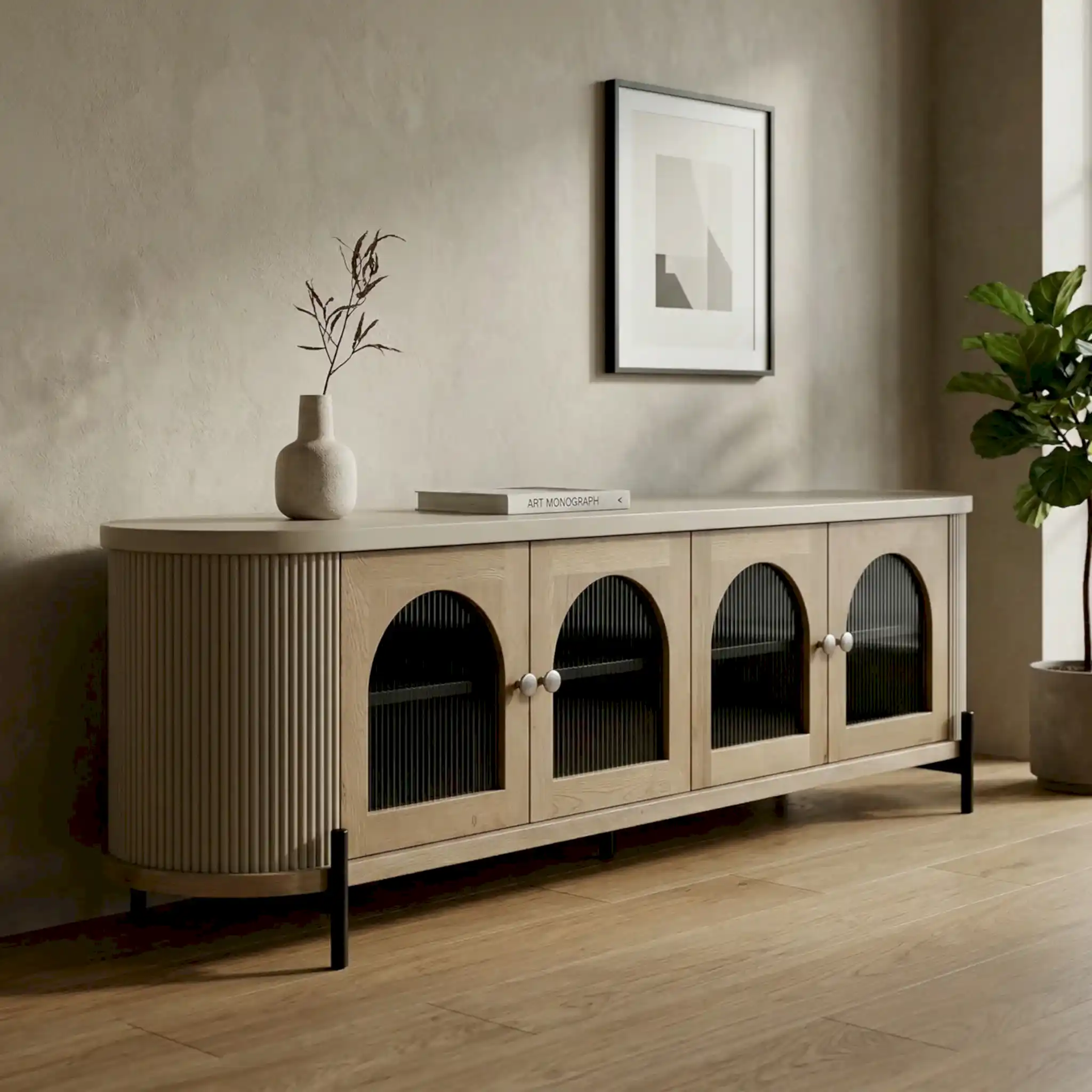 Revive Ahşap TV Ünitesi