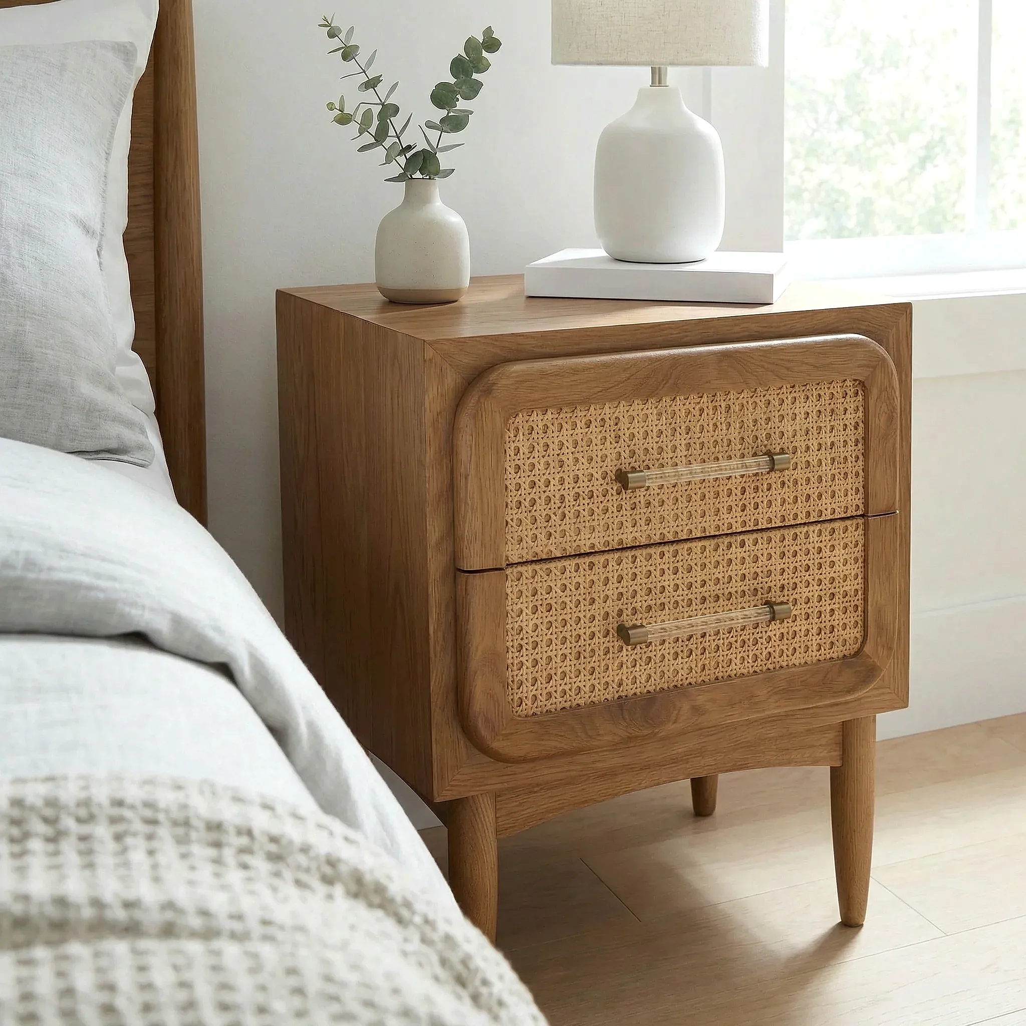 Rosaline Hazeranlı Ahşap Komodin