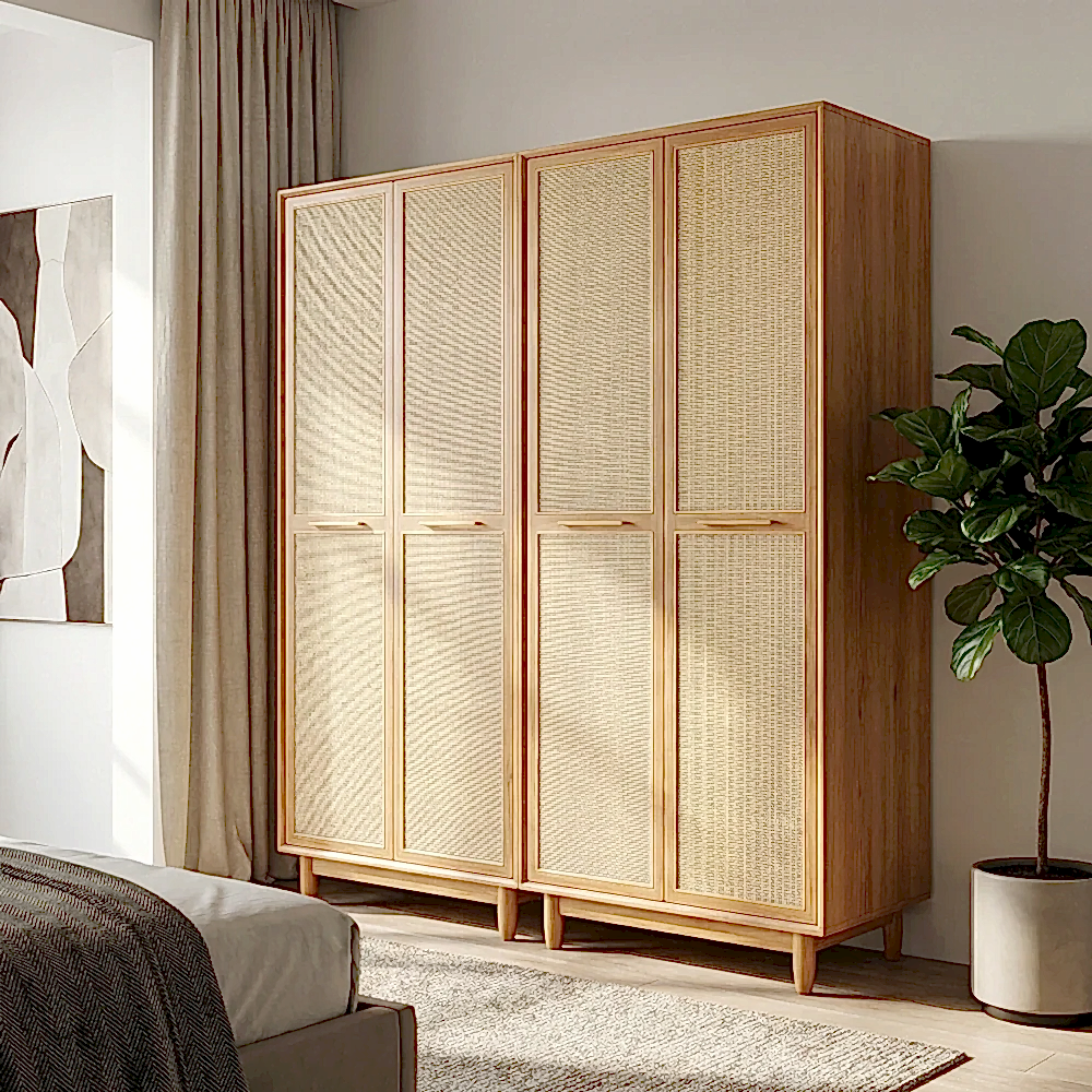 Santano Hazeranlı Ahşap Gardırop