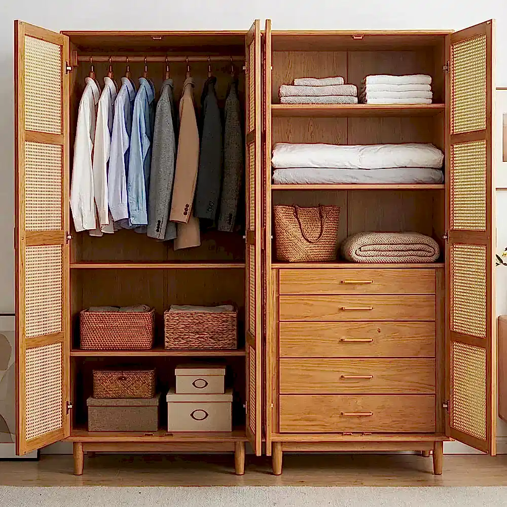 Santano Hazeranlı Ahşap Gardırop