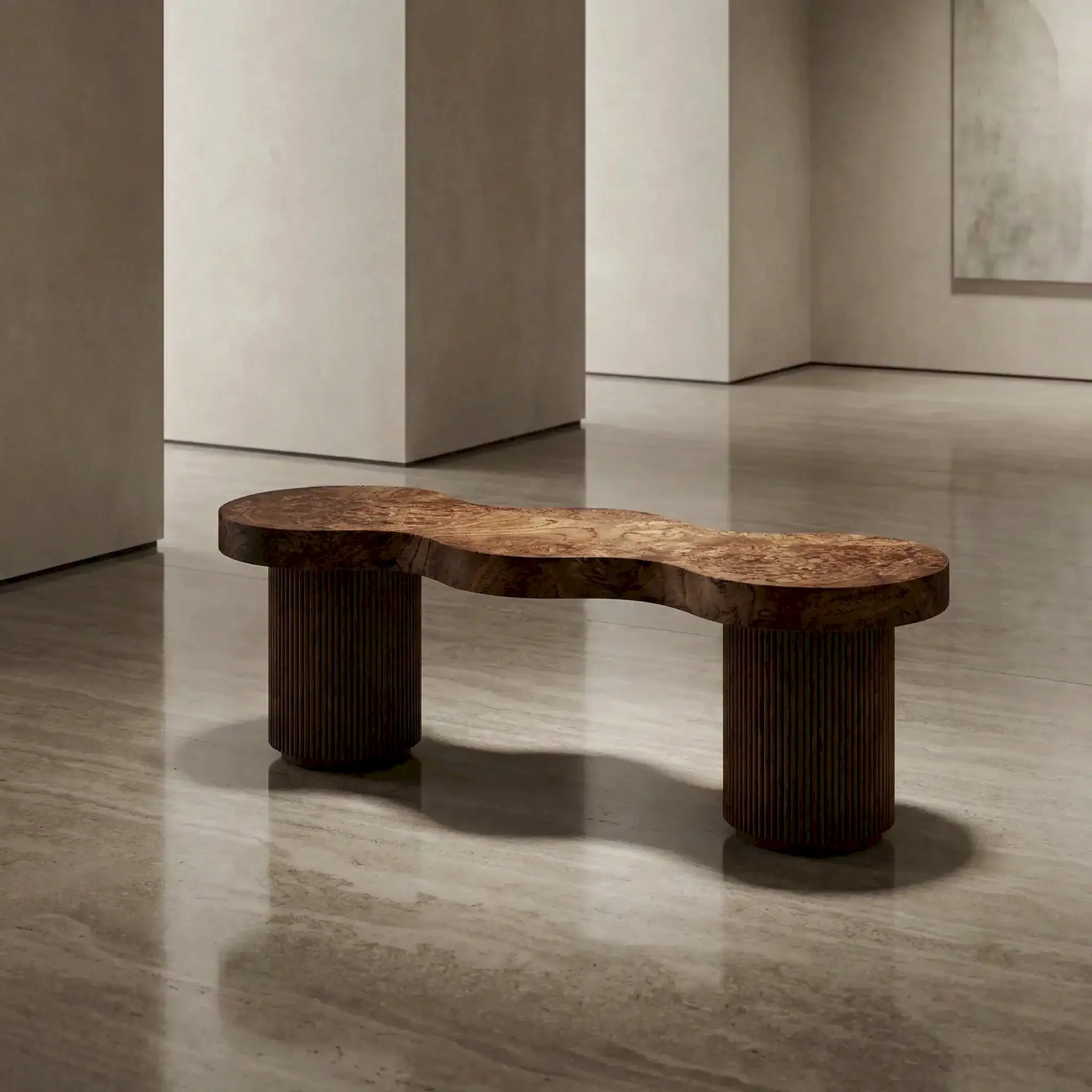 Slyvester Ahşap Bench 2