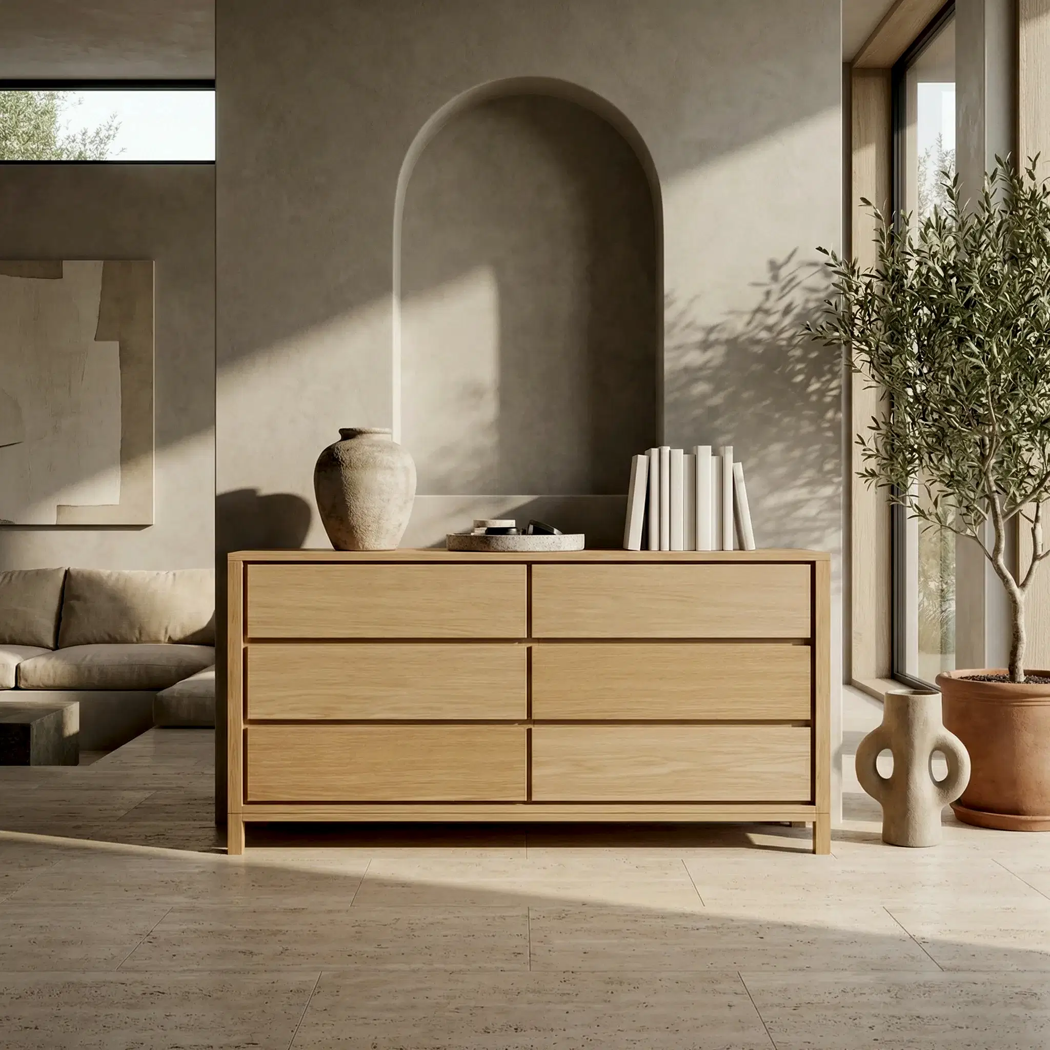 Soldre Ahşap Şifonyer