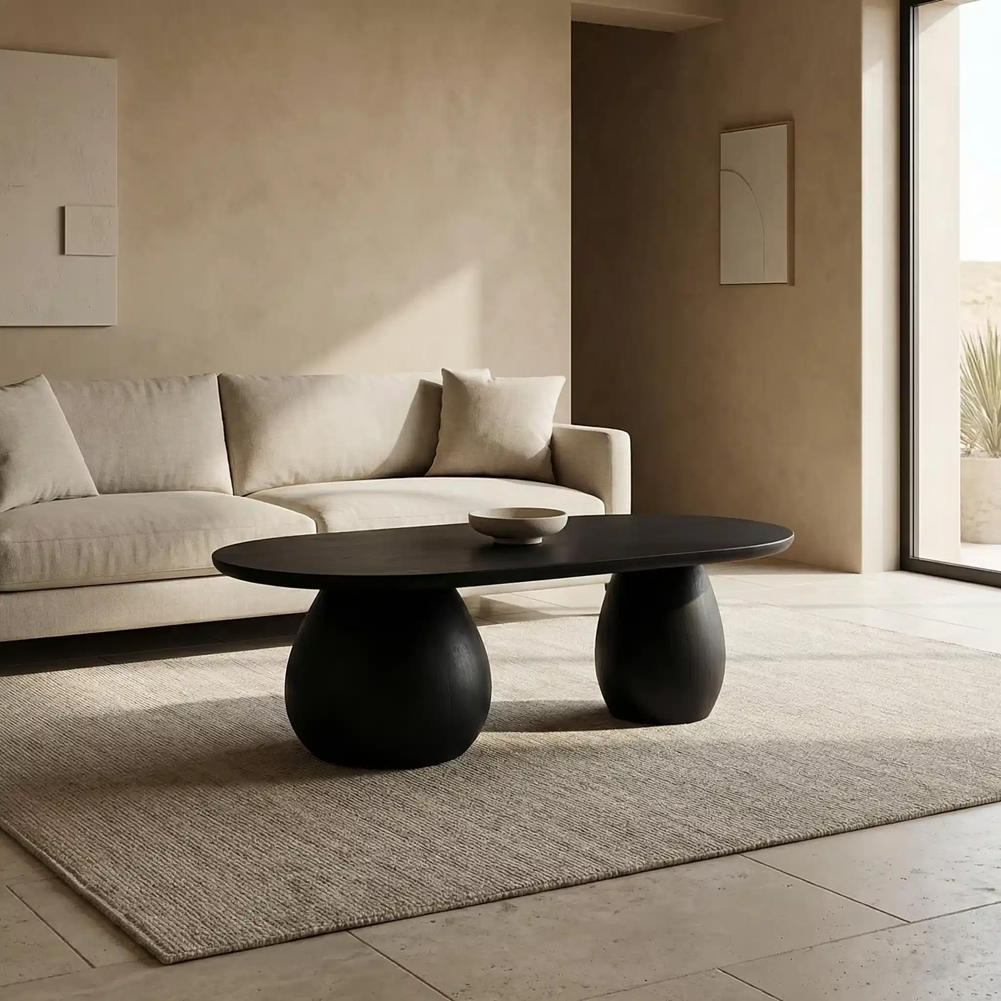 Somber Ahşap Orta Sehpa