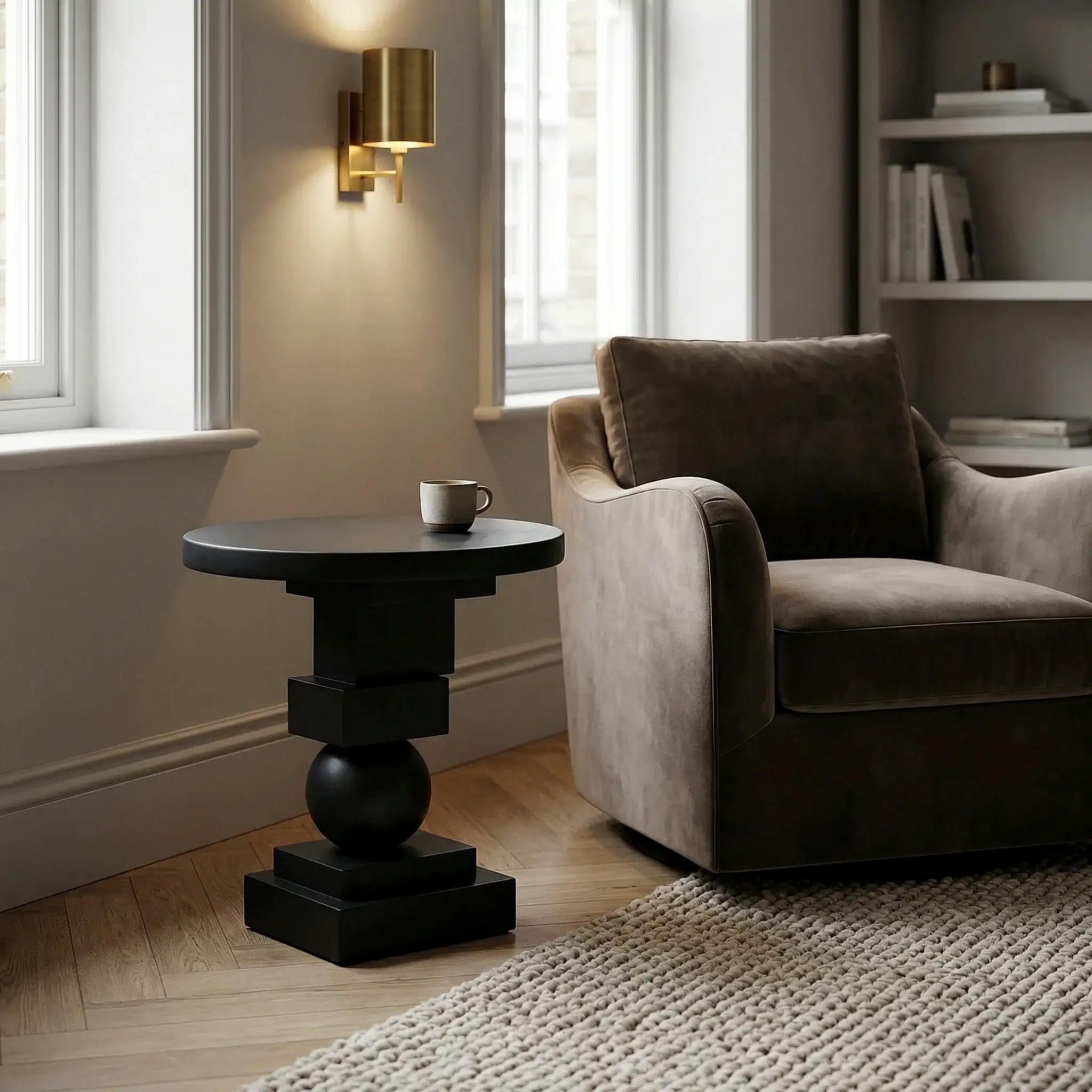 Stark Ahşap Yan Sehpa