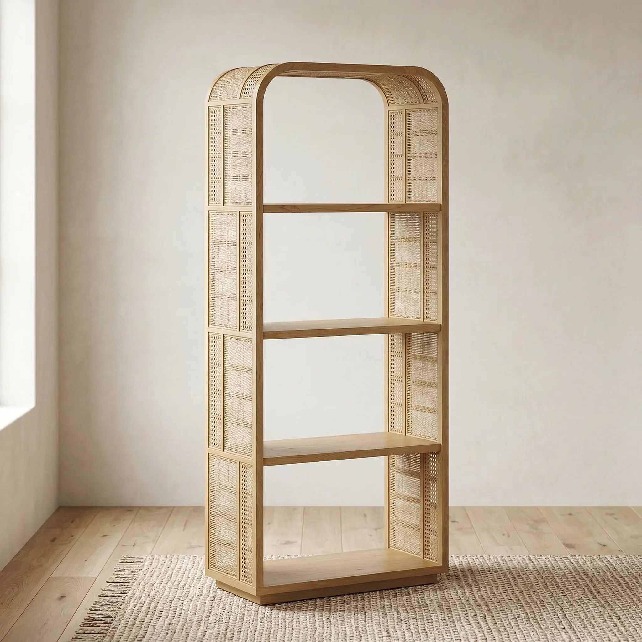 Turnbull Hazeranlı Ahşap Kitaplık