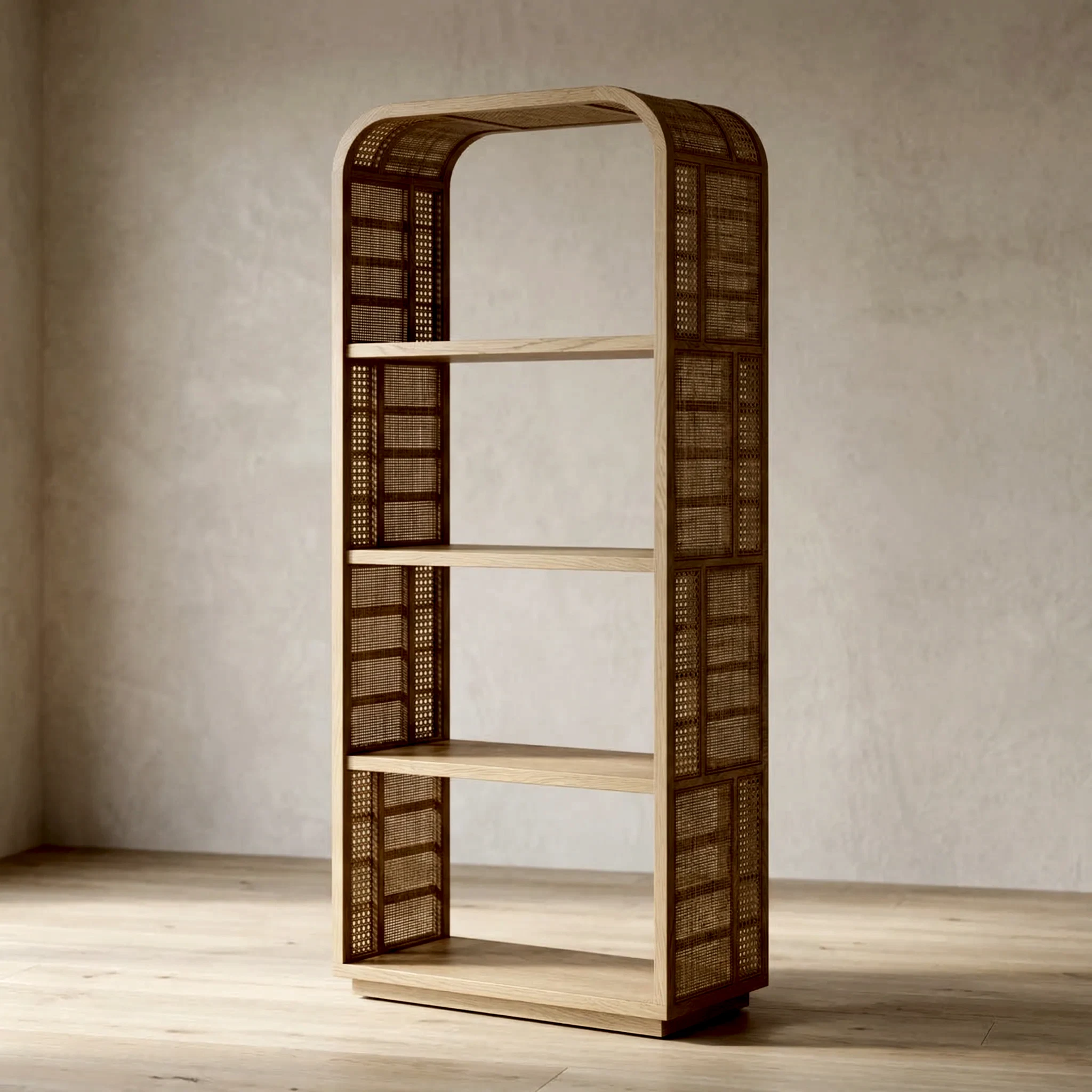 Turnbull Hazeranlı Ahşap Kitaplık