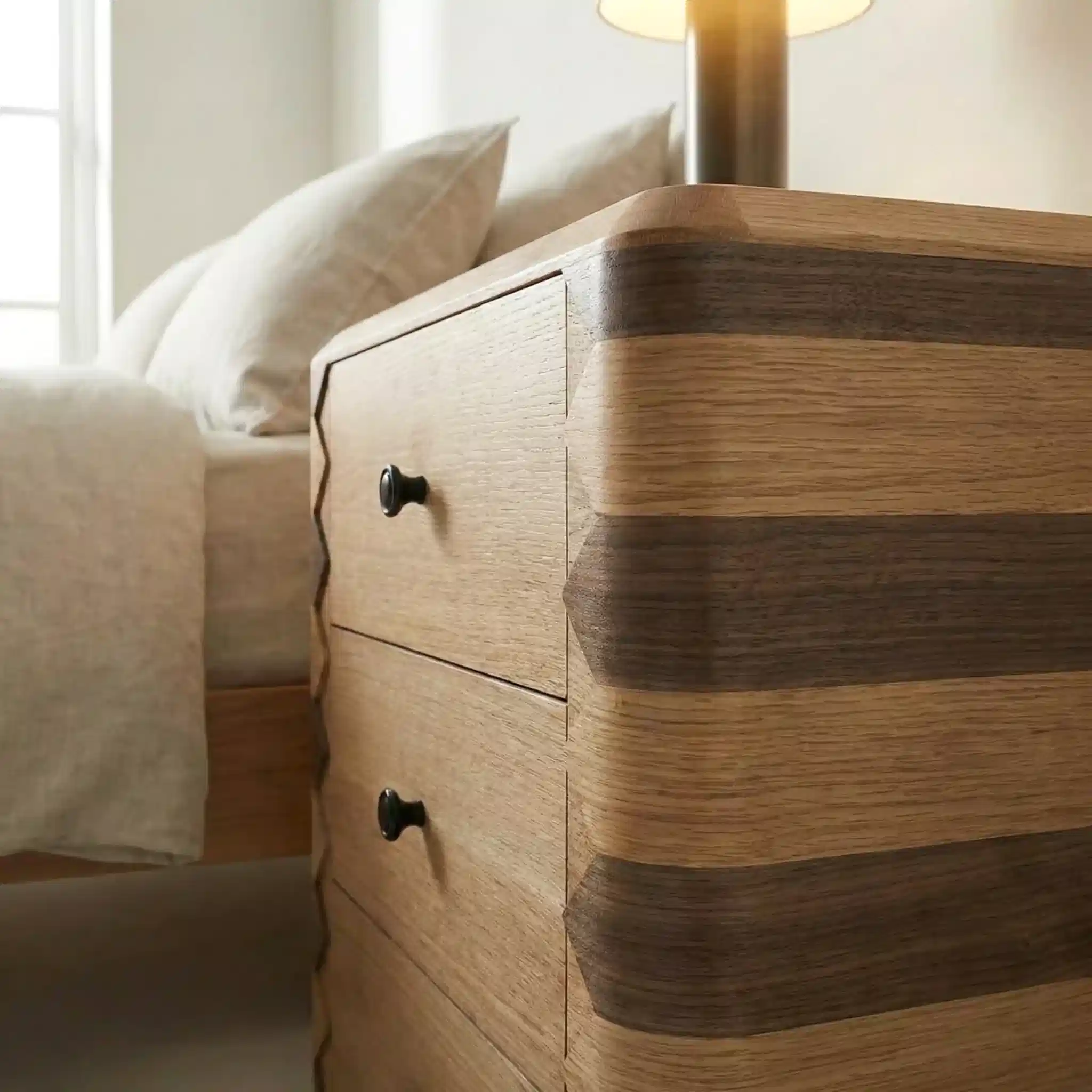 Wardell Ahşap Komodin