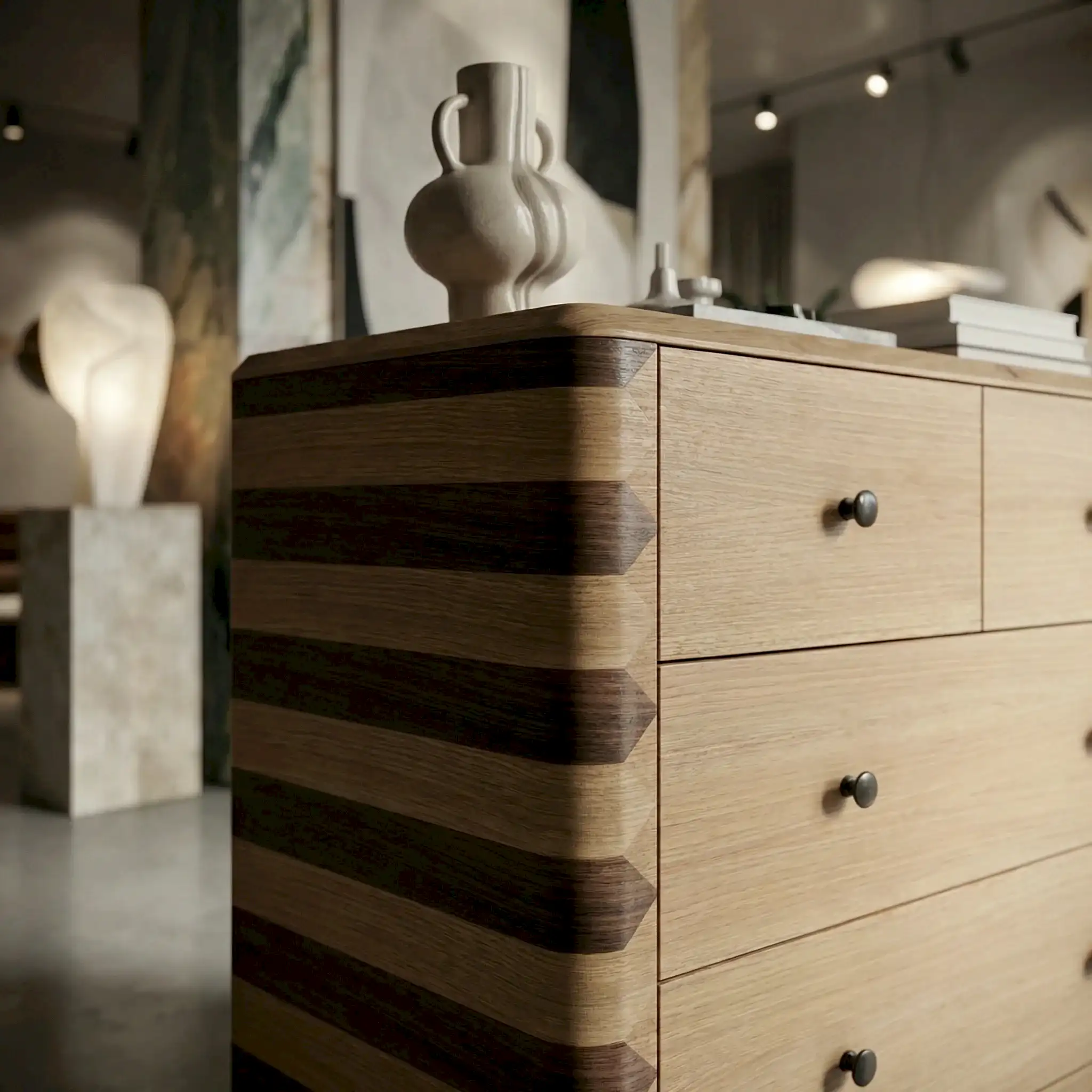 Wardell Ahşap Şifonyer